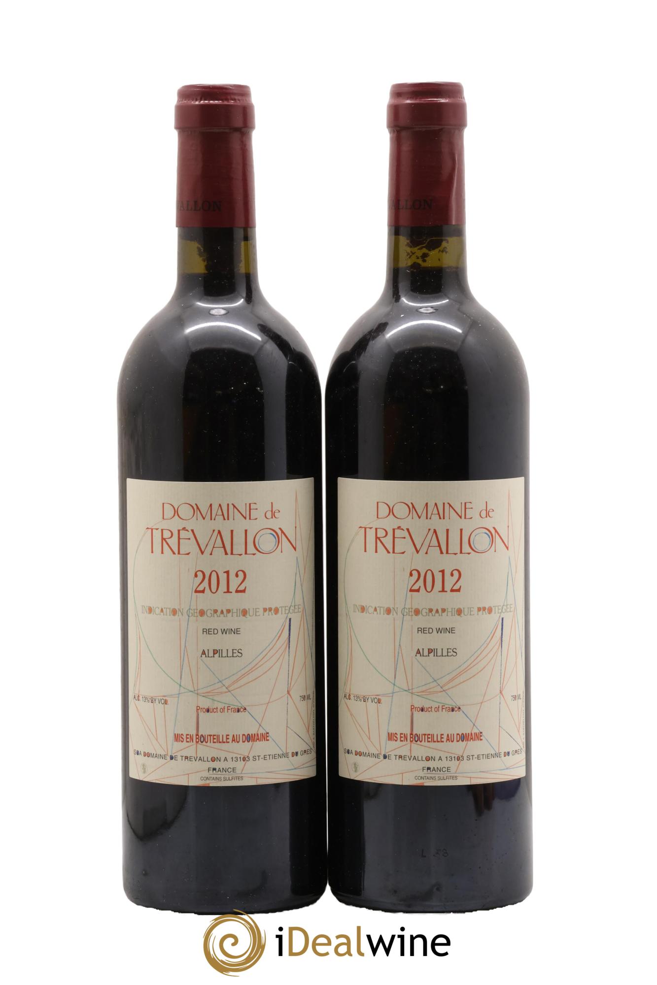 Alpilles Trévallon (Domaine de) Eloi Dürrbach 2012 - Lotto di 2 bottiglie - 0