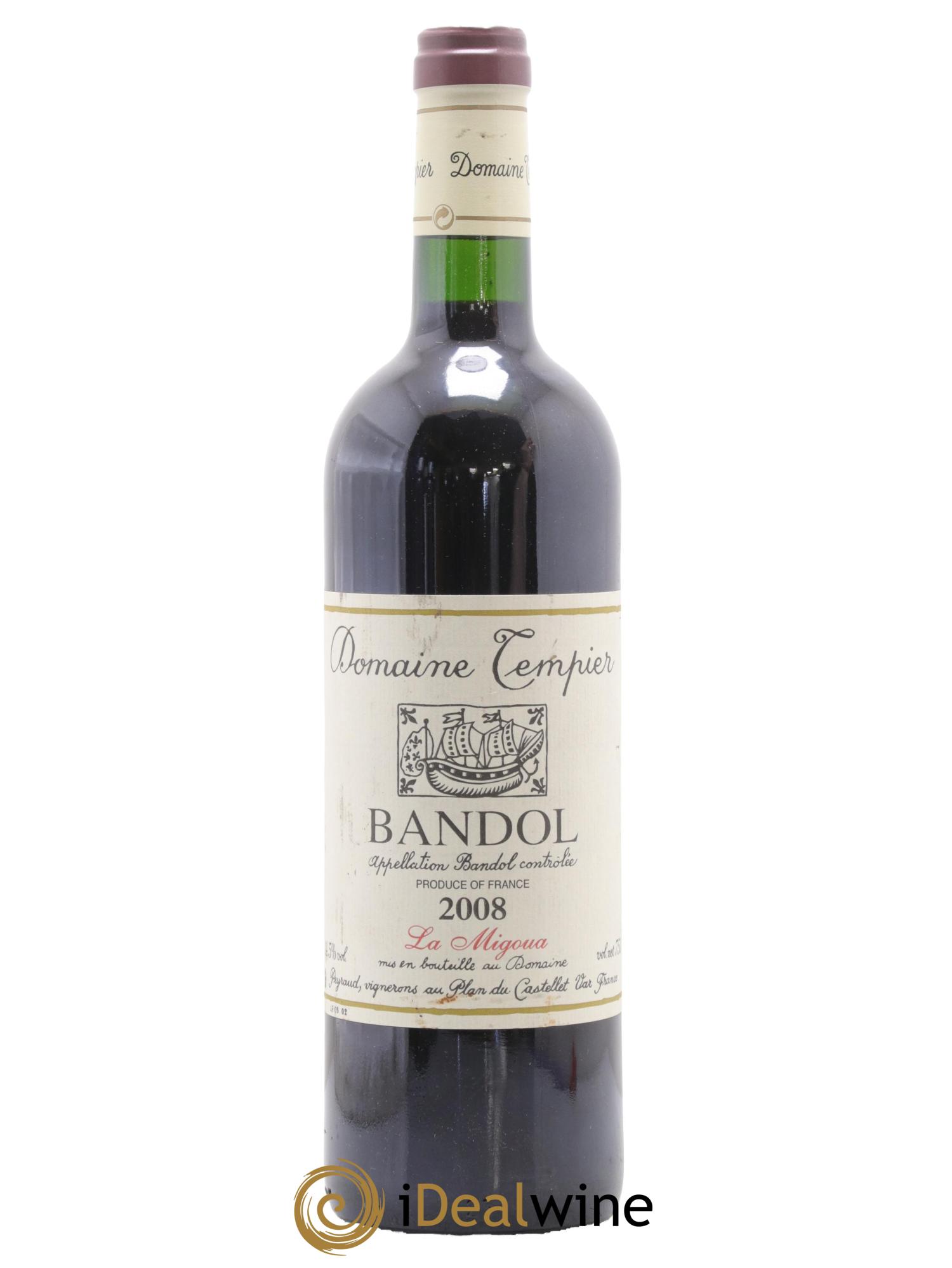 Bandol Domaine Tempier Cuvée La Migoua Famille Peyraud 2008 - Lotto di 1 bottiglia - 0