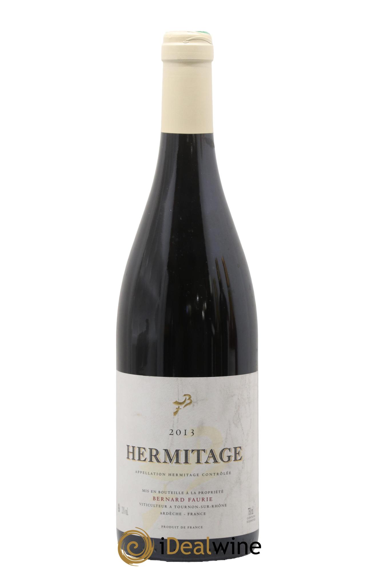 Hermitage Greffieux Bessards (capsule blanche) Bernard Faurie 2013 - Posten von 1 Flasche - 0