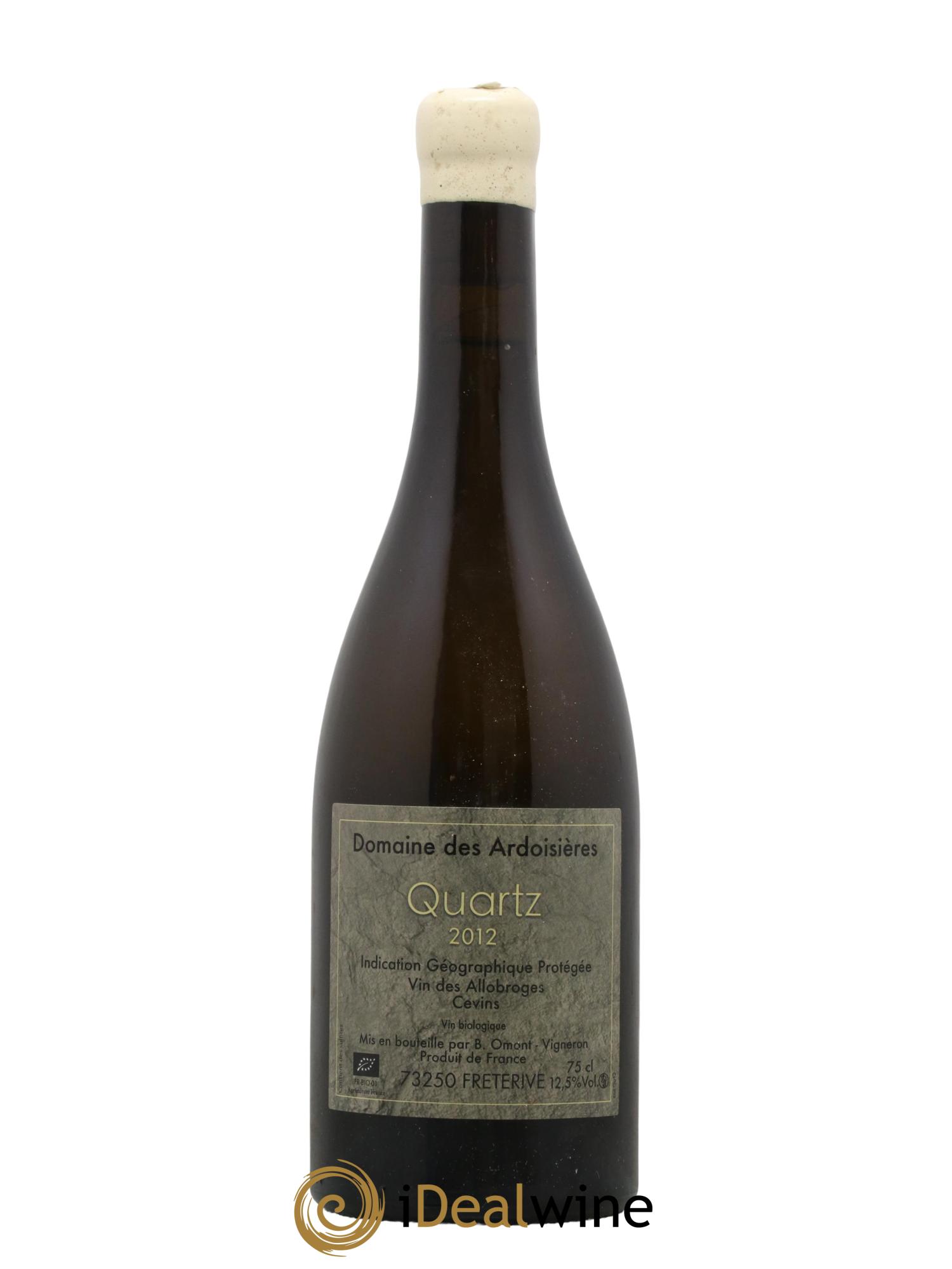 Vin des Allobroges Cevins Quartz Ardoisières (Domaine des) 2012 - Lot de 1 bouteille - 0