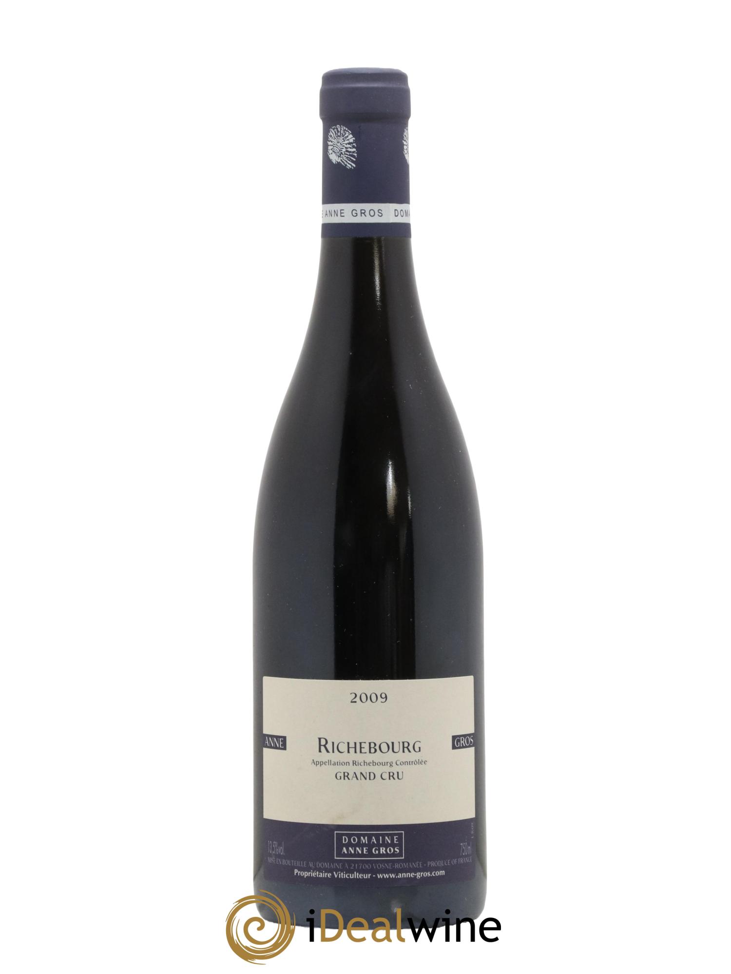 Richebourg Grand Cru Anne Gros 2009 - Lot de 1 bouteille - 0