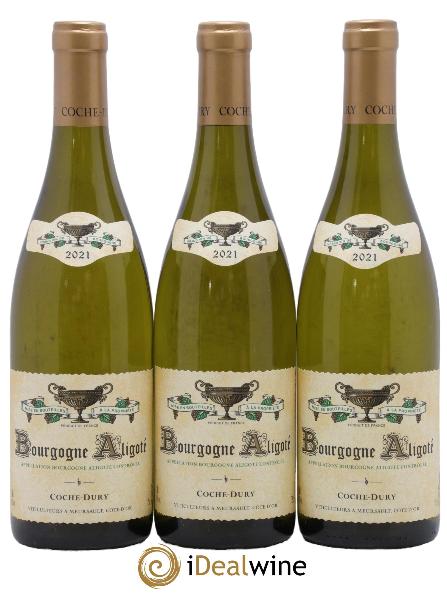 Bourgogne Aligoté Coche Dury (Domaine) 2021 - Lot de 3 bouteilles - 0