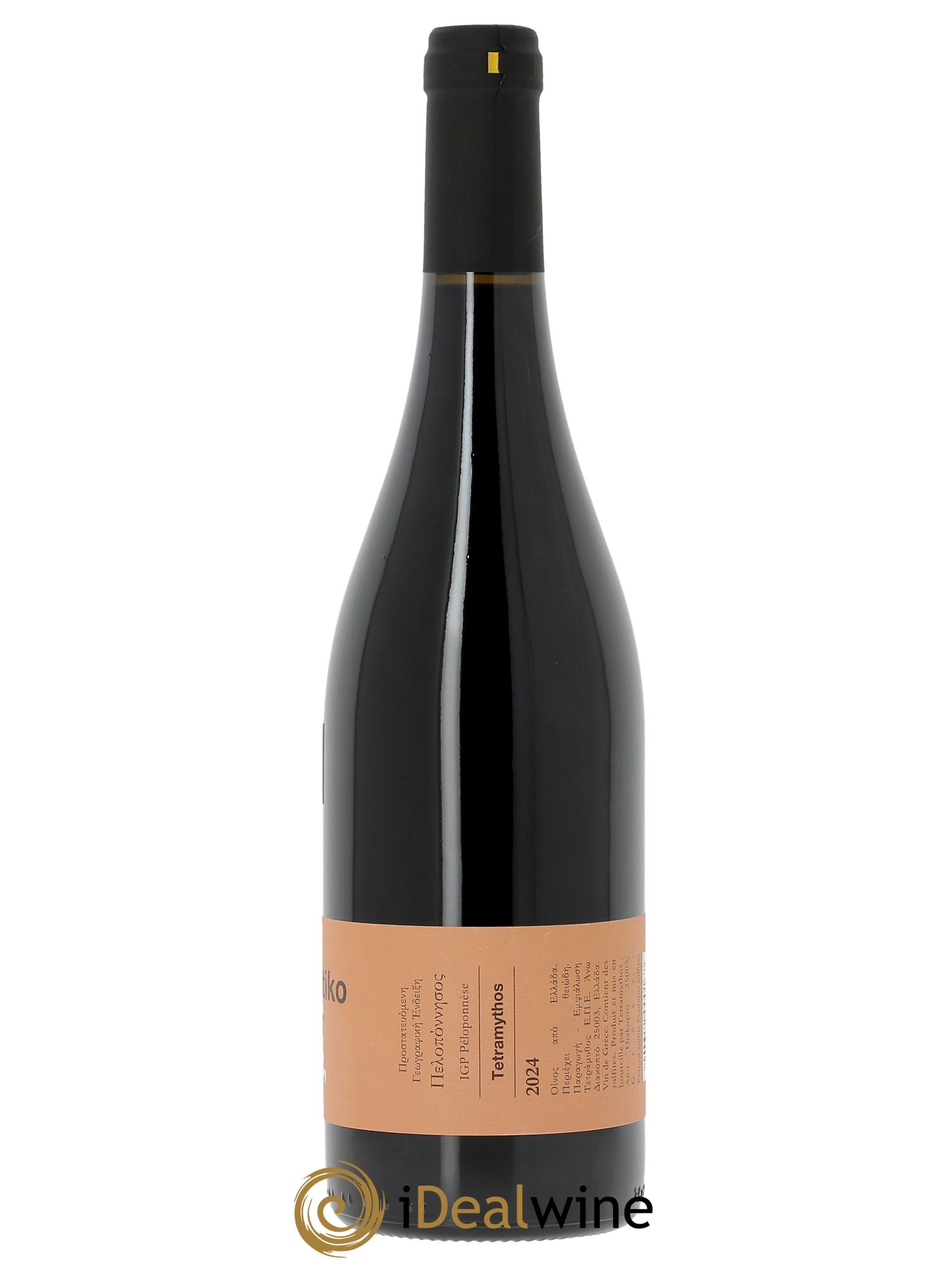 IGP Peloponèse Tetramythos L'Agiorgitiko Nature  2024 - Posten von 1 Flasche - 1