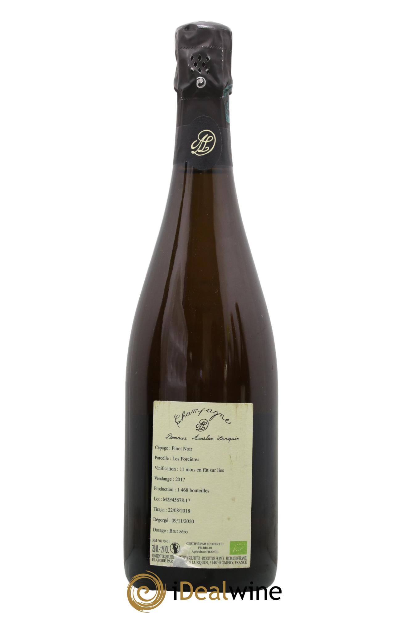 Pinot Noir Les Forcières Aurélien Lurquin 2017 - Lot de 1 bouteille - 1