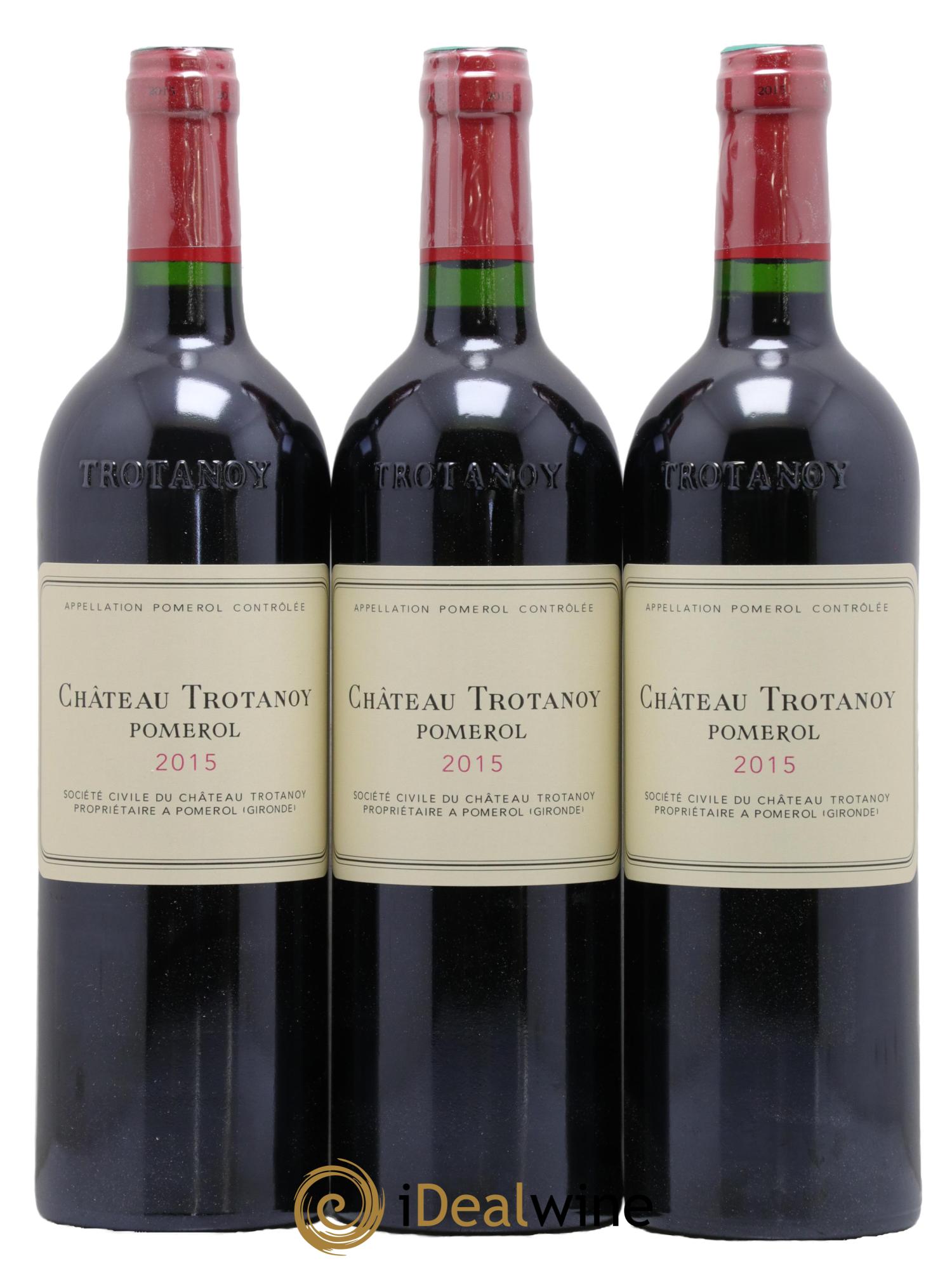 Château Trotanoy 2015 - Lot de 3 bouteilles - 0