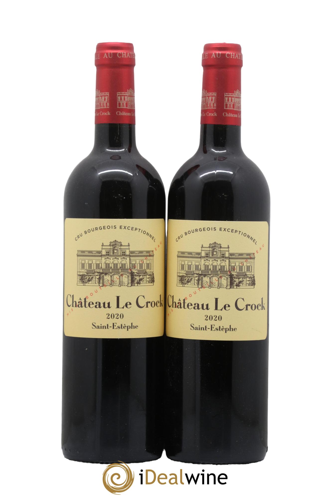 Château le Crock Cru Bourgeois 2020 - Lotto di 2 bottiglie - 0