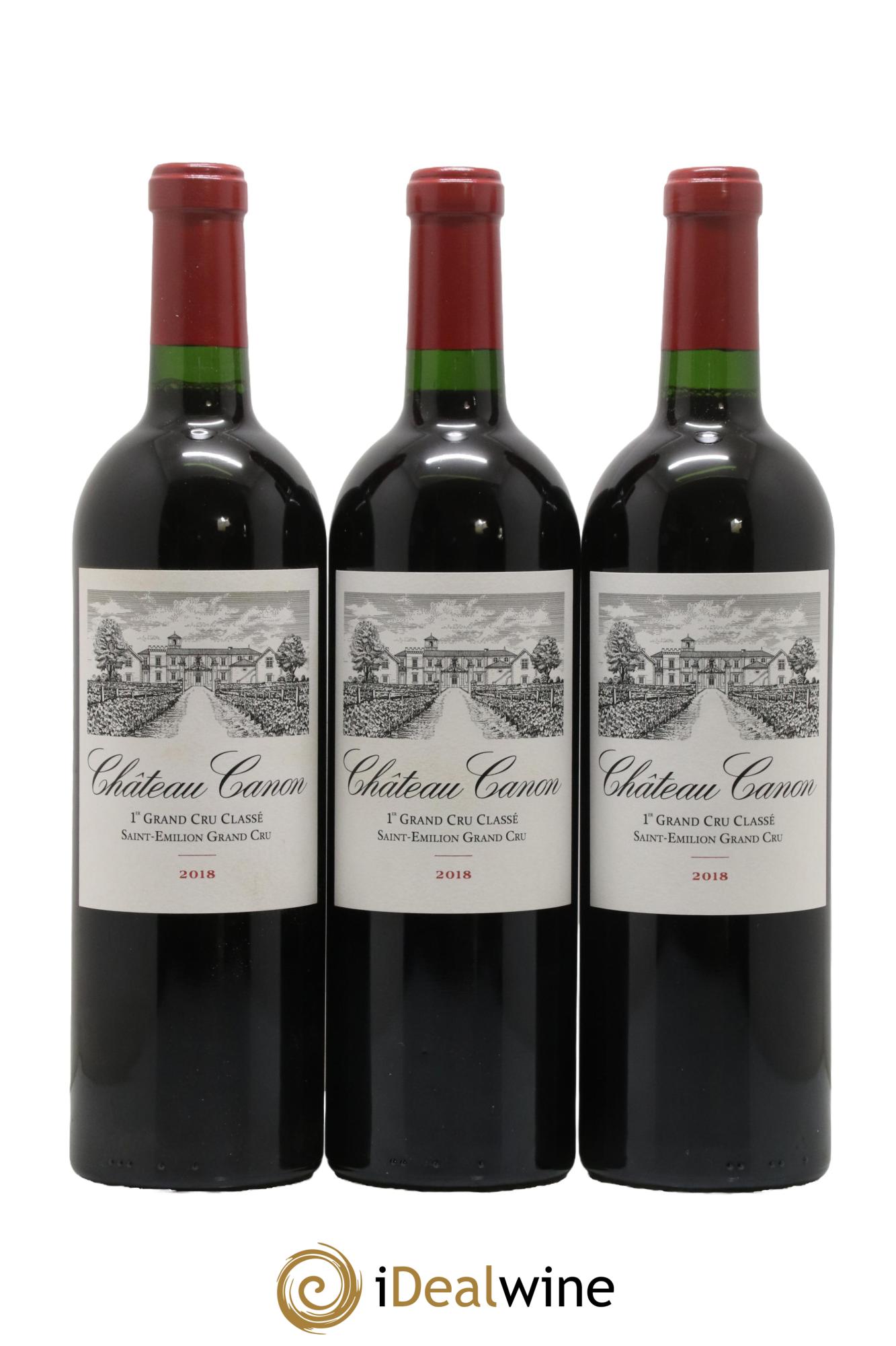 Château Canon 1er Grand Cru Classé B 2018 - Lot de 6 bouteilles - 1