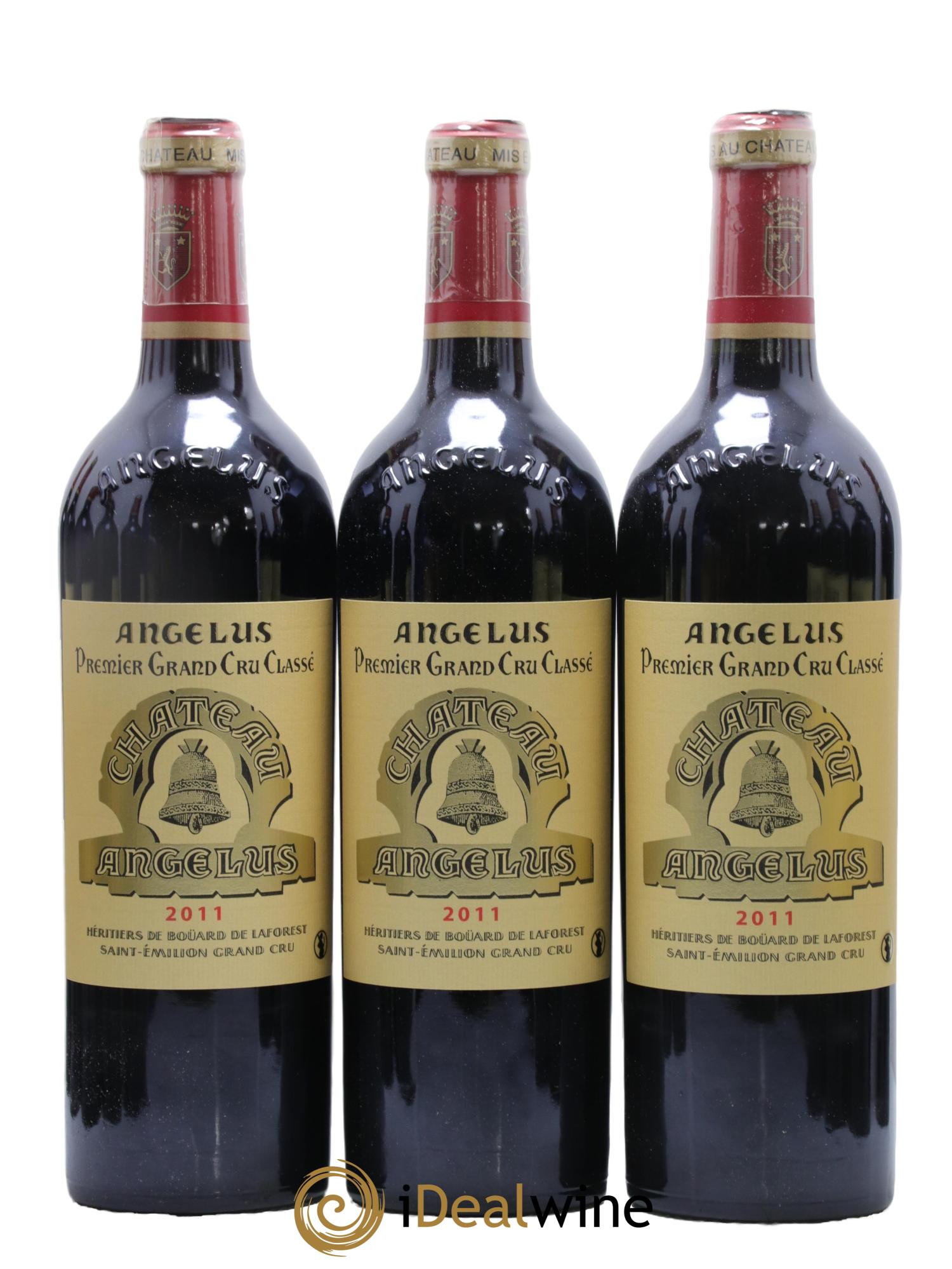 Château Angélus 1er Grand Cru Classé A 2011 - Lotto di 12 bottiglie - 1