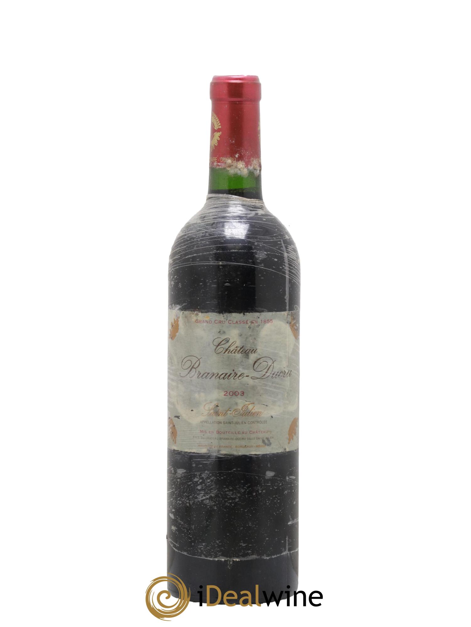 Château Branaire Ducru 4ème Grand Cru Classé 2003 - Lot de 1 bouteille - 0