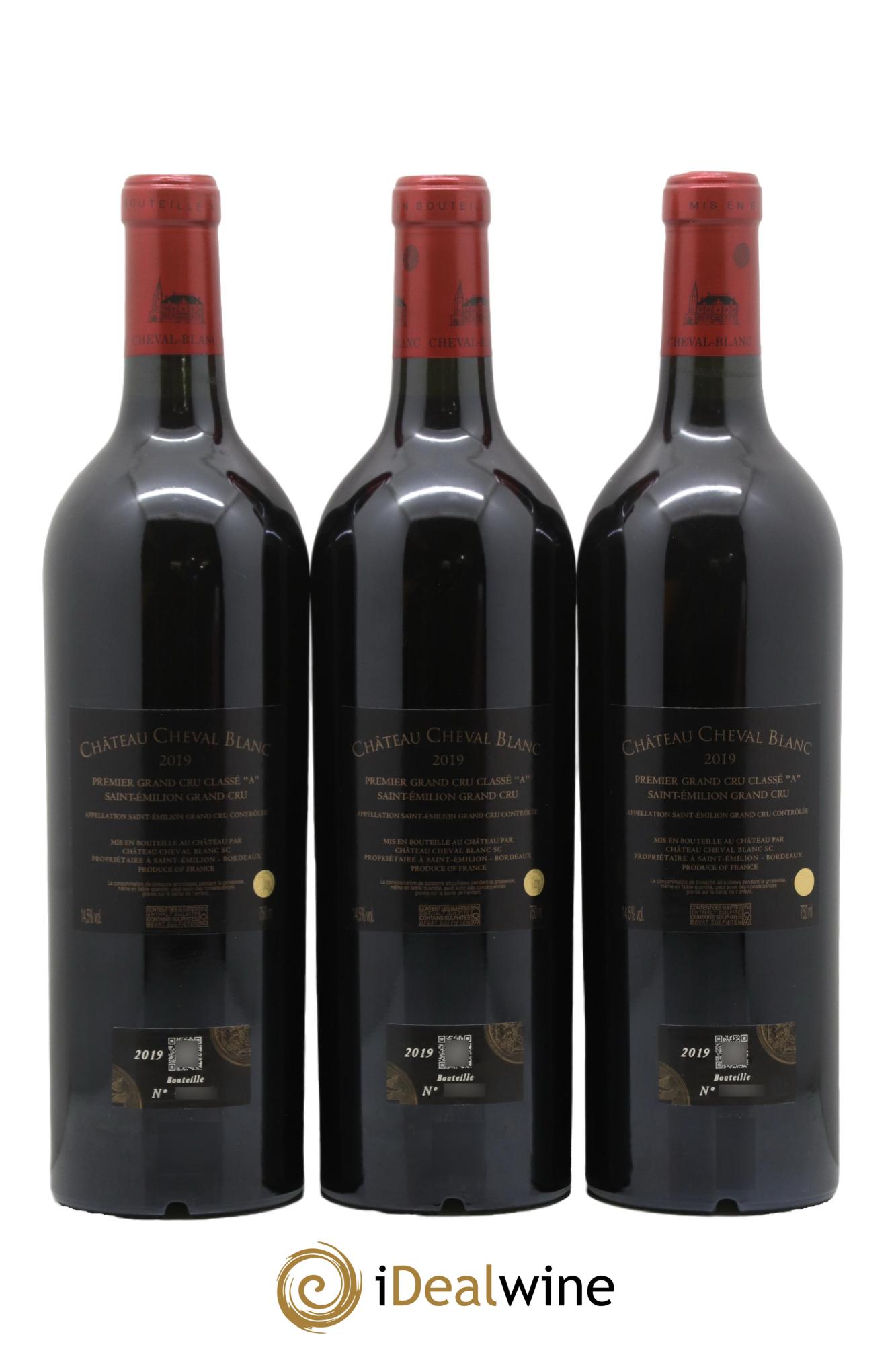 Château Cheval Blanc 1er Grand Cru Classé A  2019 - Lot de 6 bouteilles - 4