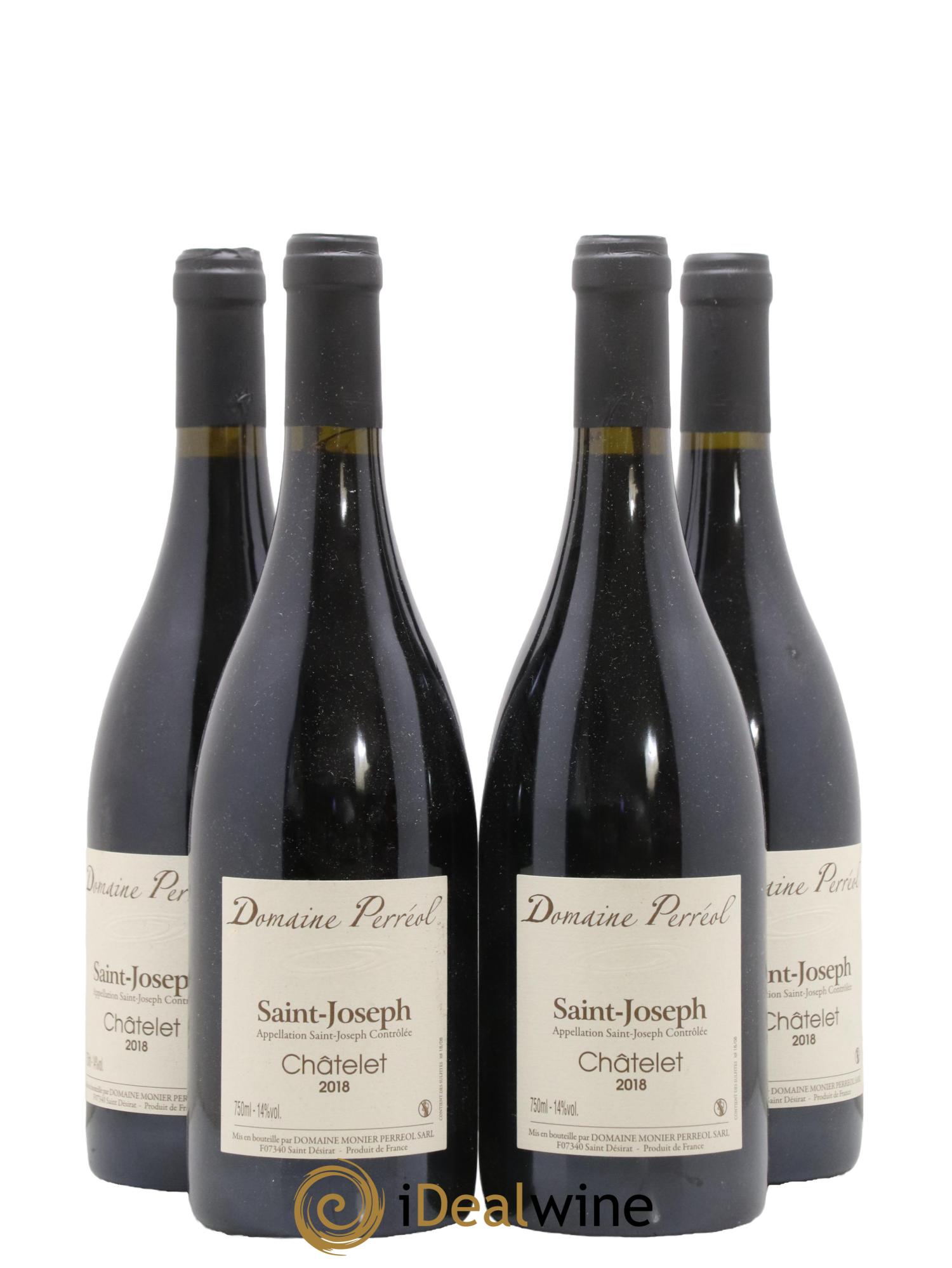 Saint-Joseph Chatelet Monier Perréol 2018 - Lot de 4 bouteilles - 0