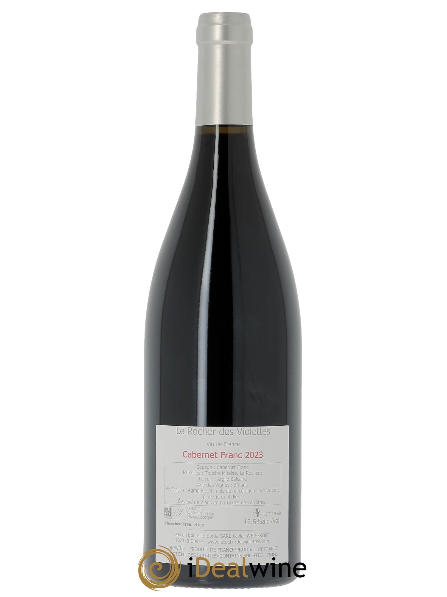Vin de France Cabernet Franc Le Rocher des Violettes 2023 - Lot of 1 bottle - 1