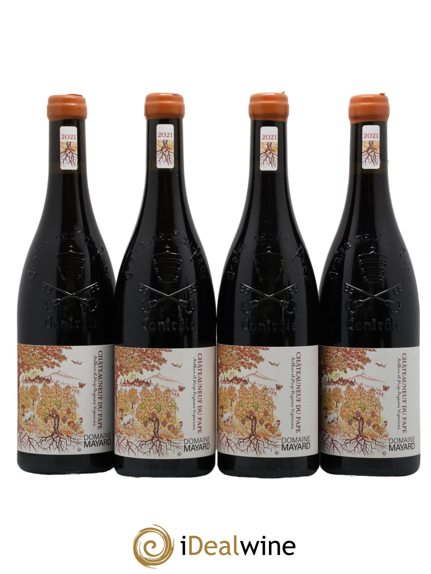 Châteauneuf-du-Pape Mayard (Domaine) Domaine Mayard 2021 - Lot de 4 bouteilles - 0