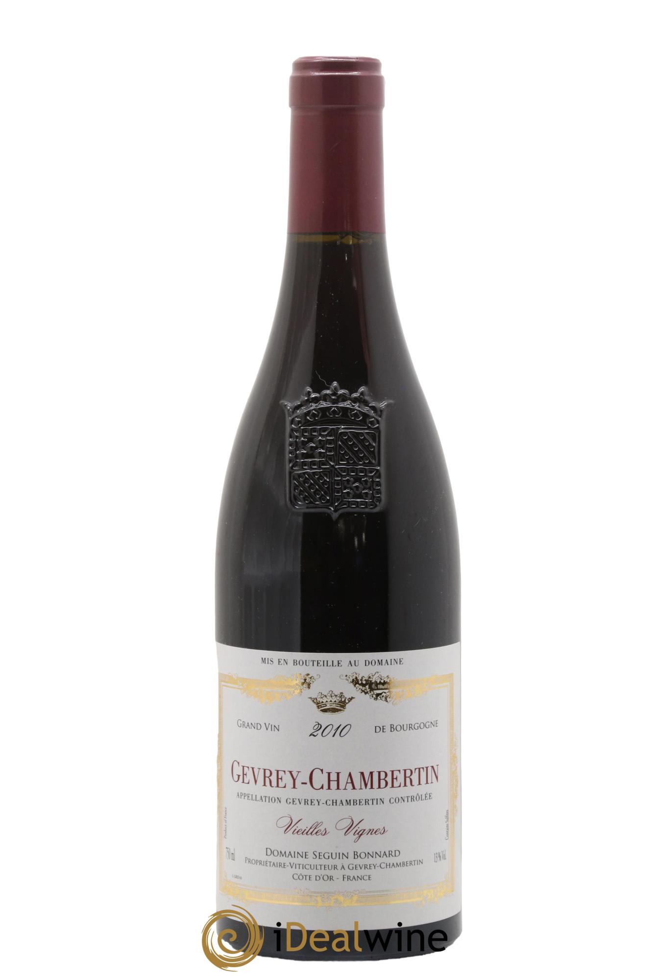 Gevrey-Chambertin Vieilles Vignes Domaine Seguin Bonnard 2010 - Posten von 1 Flasche - 0