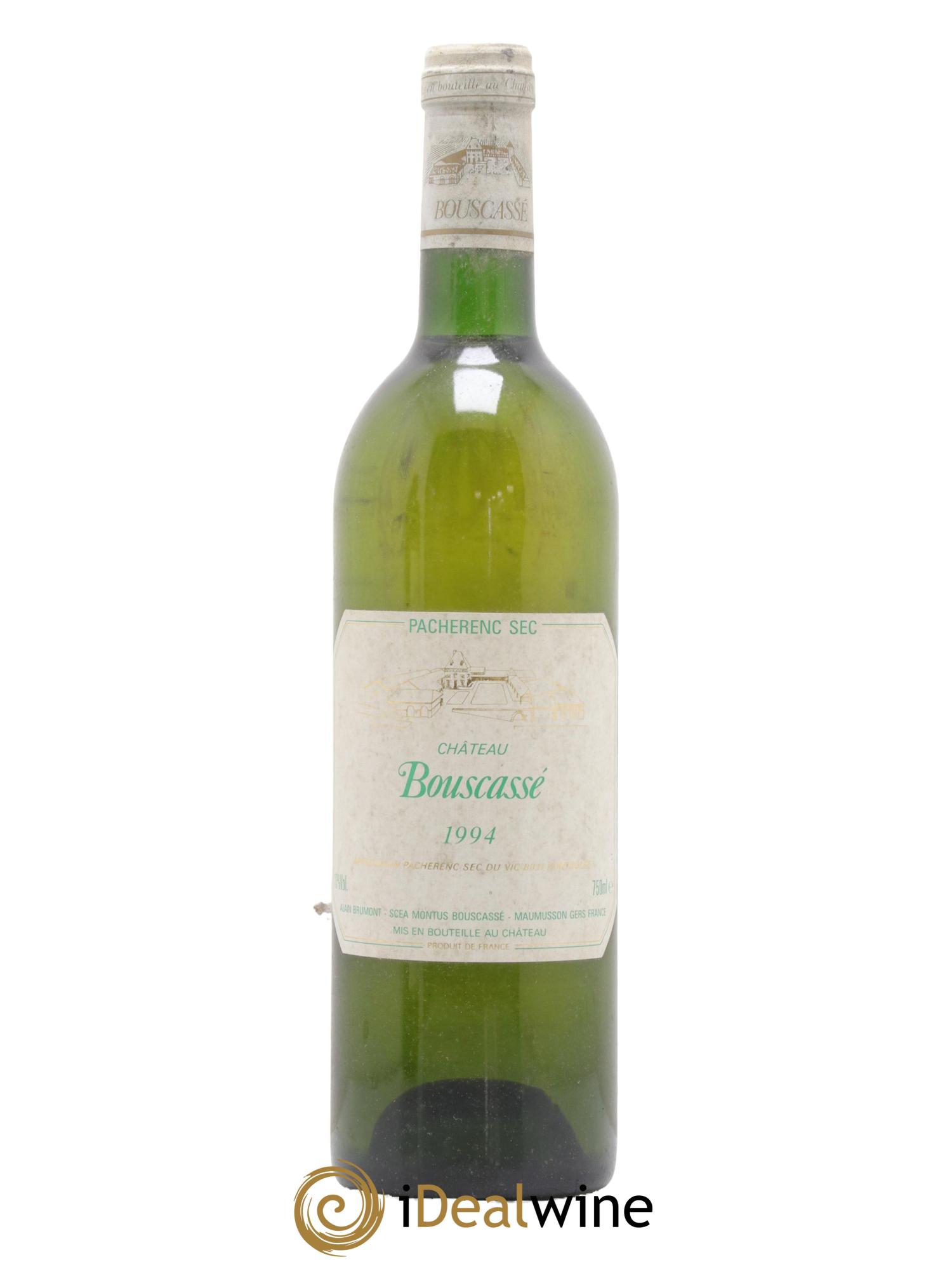 Pacherenc du Vic-Bihl Sec Château Bouscassé 1994 - Posten von 1 Flasche - 0