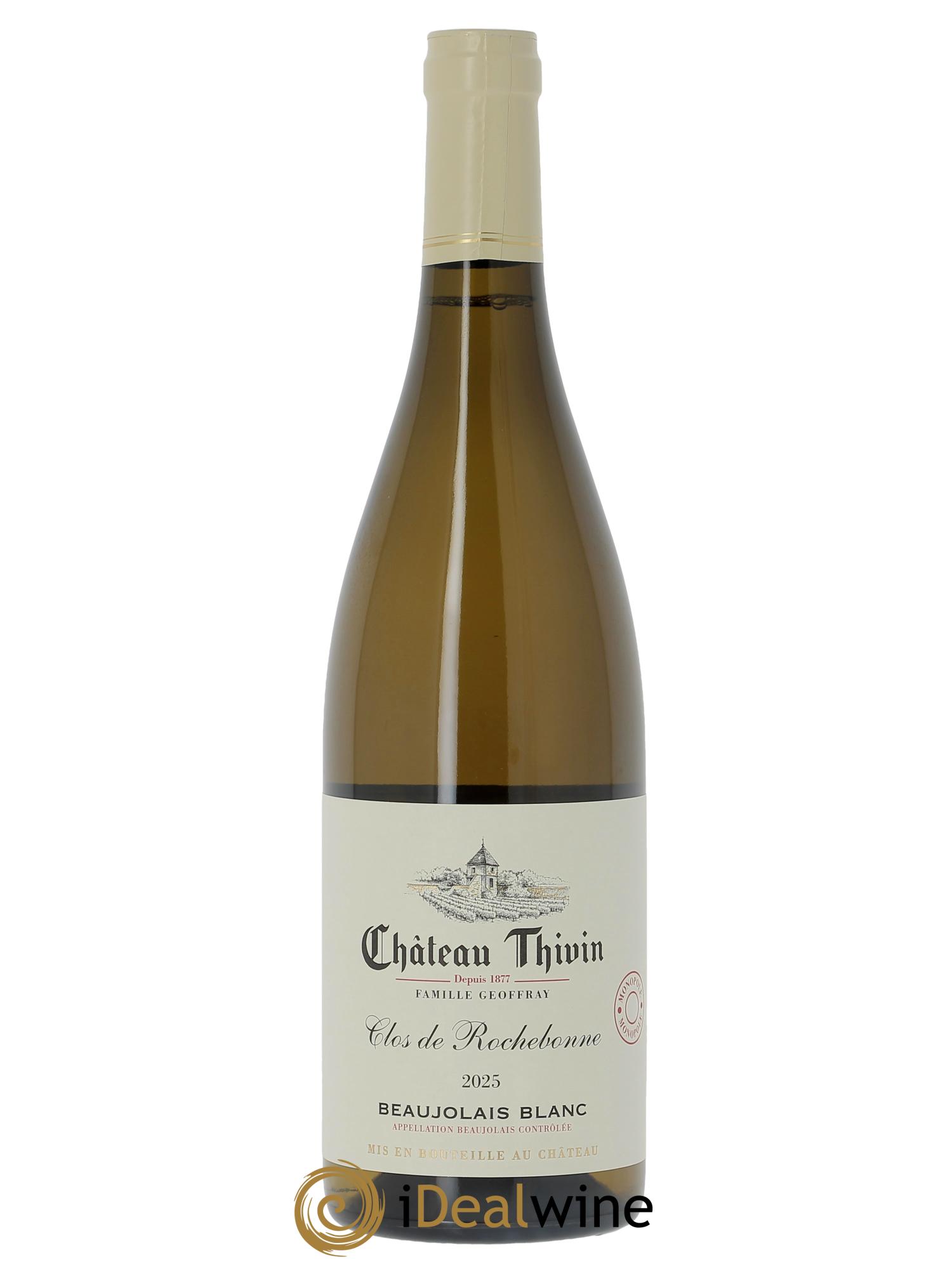 Beaujolais Clos de Rochebonne Château Thivin 2025 - Lotto di 1 bottiglia - 0