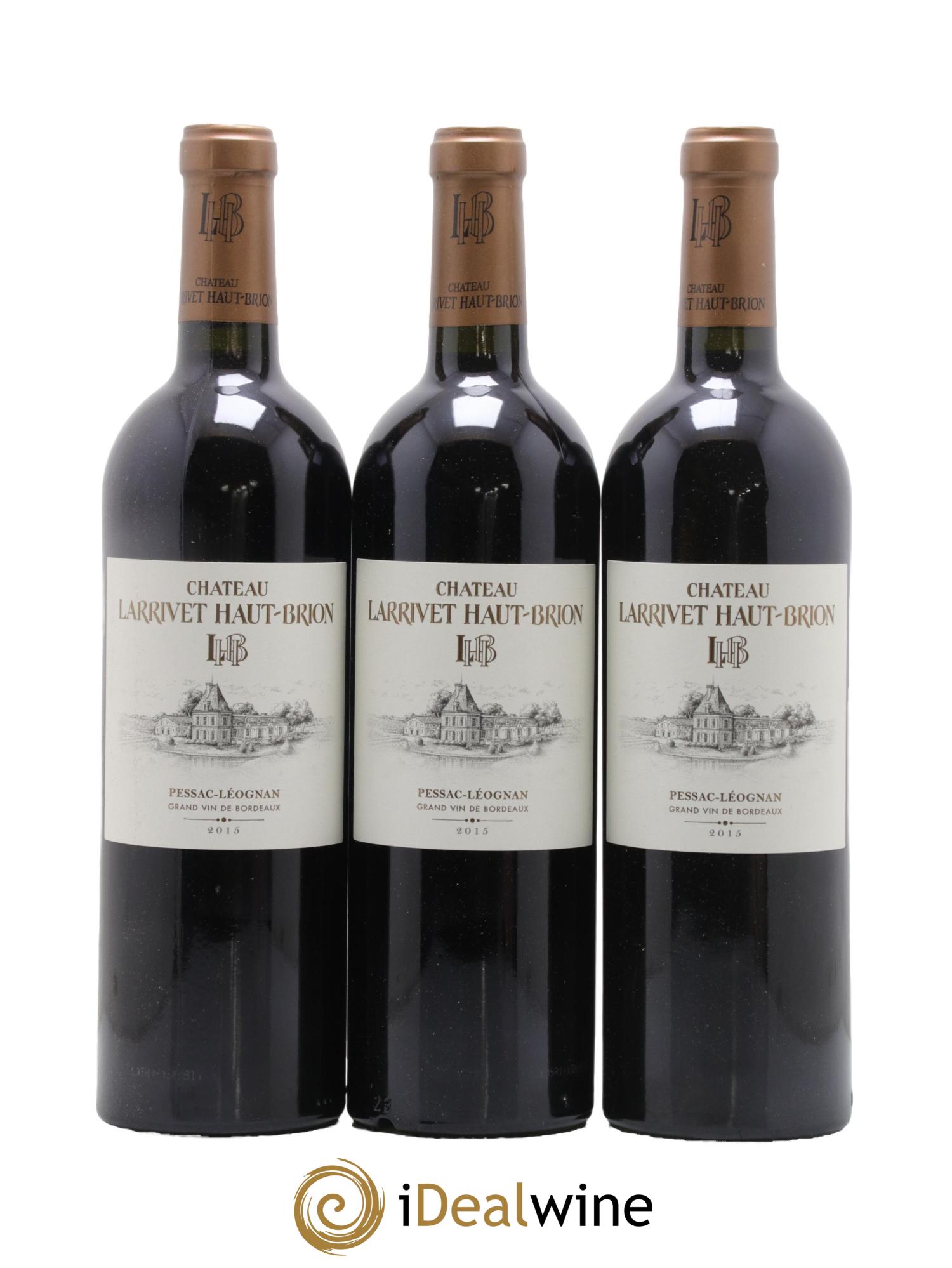 Château Larrivet Haut-Brion 2015 - Lot de 6 bouteilles - 1