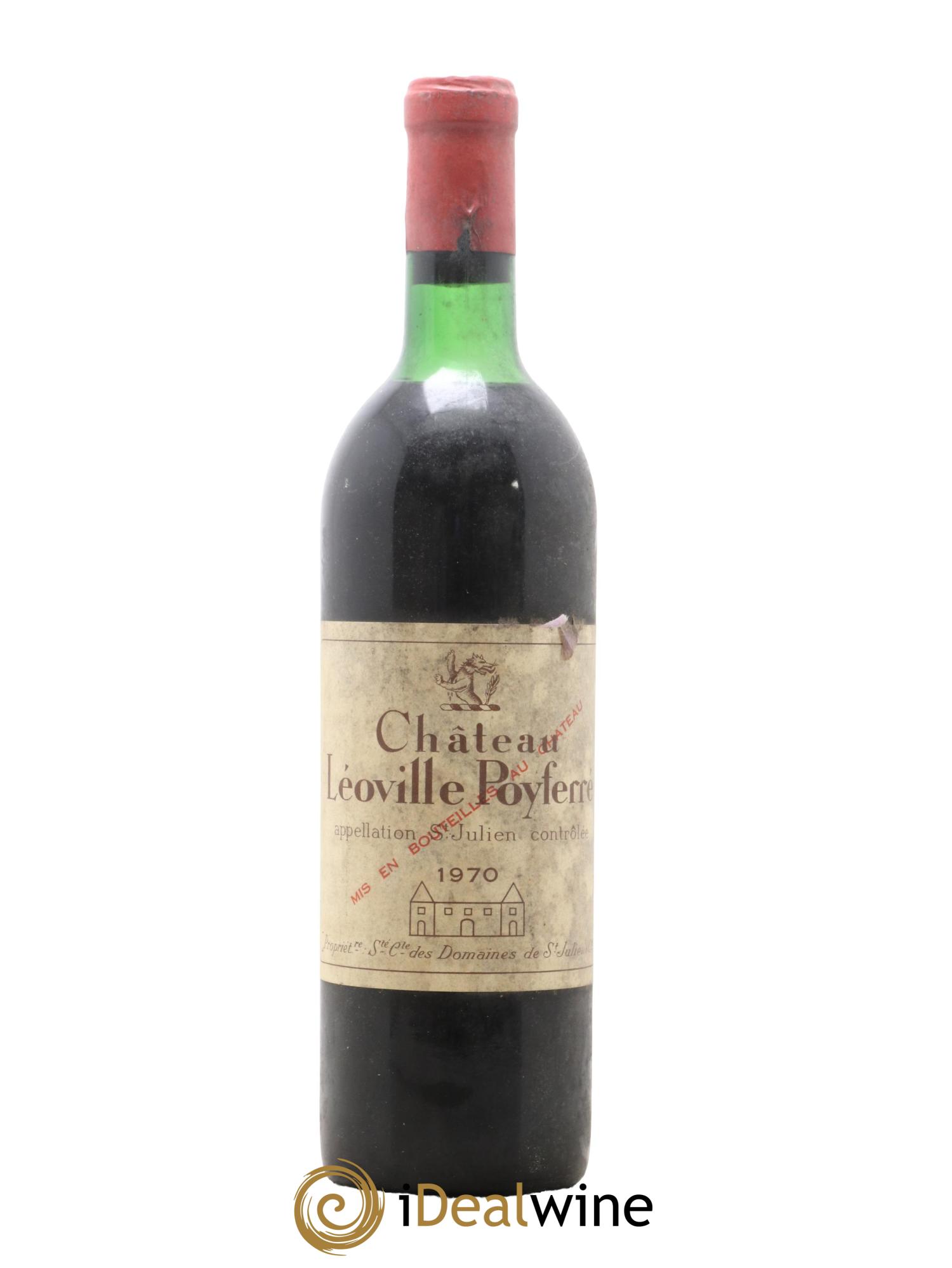 Château Léoville Poyferré 2ème Grand Cru Classé 1970 - Lot de 1 bouteille - 0