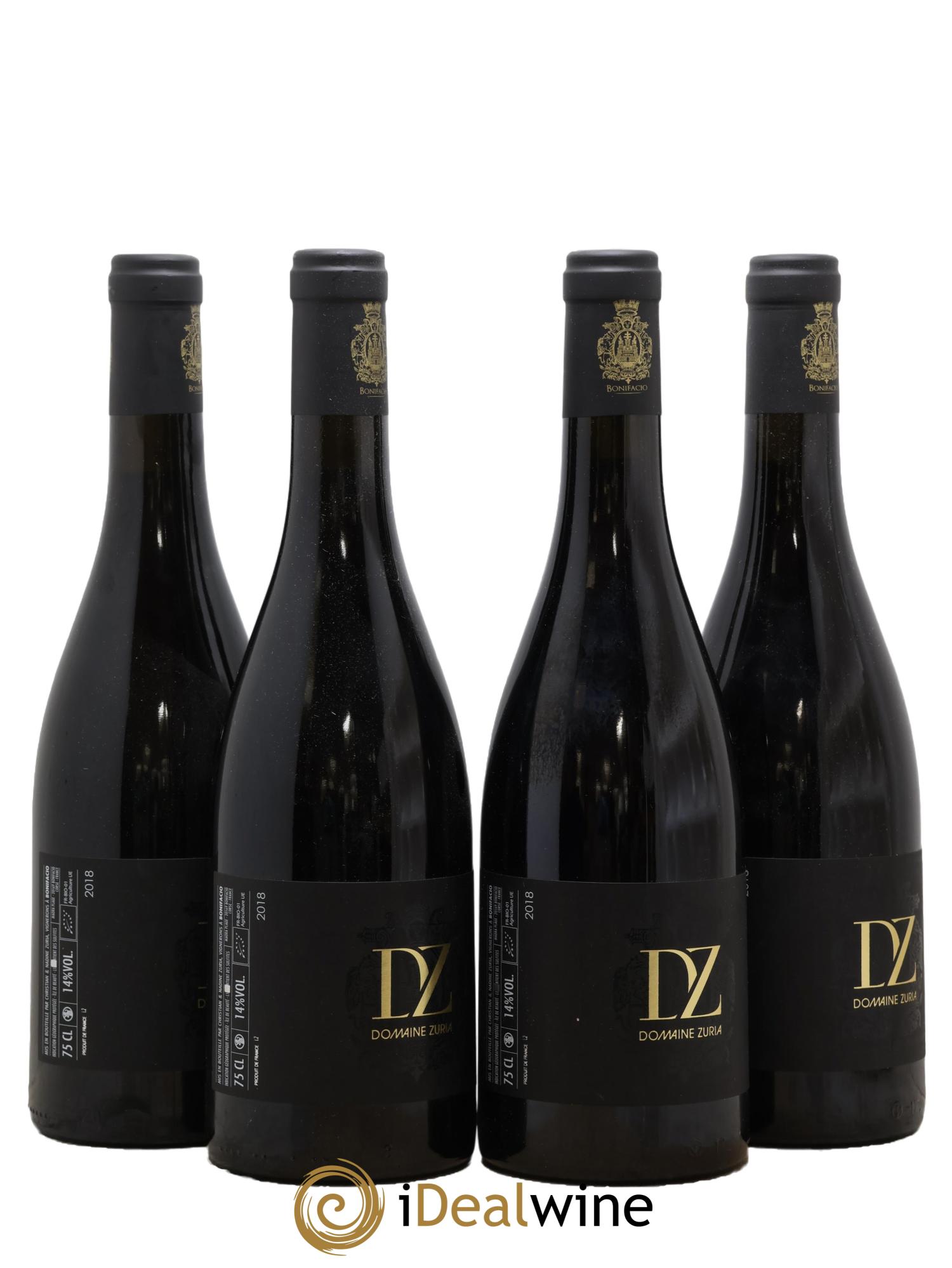 Vin de Corse Ile de Beauté Domaine Zuria 2018 - Lotto di 4 bottiglie - 0