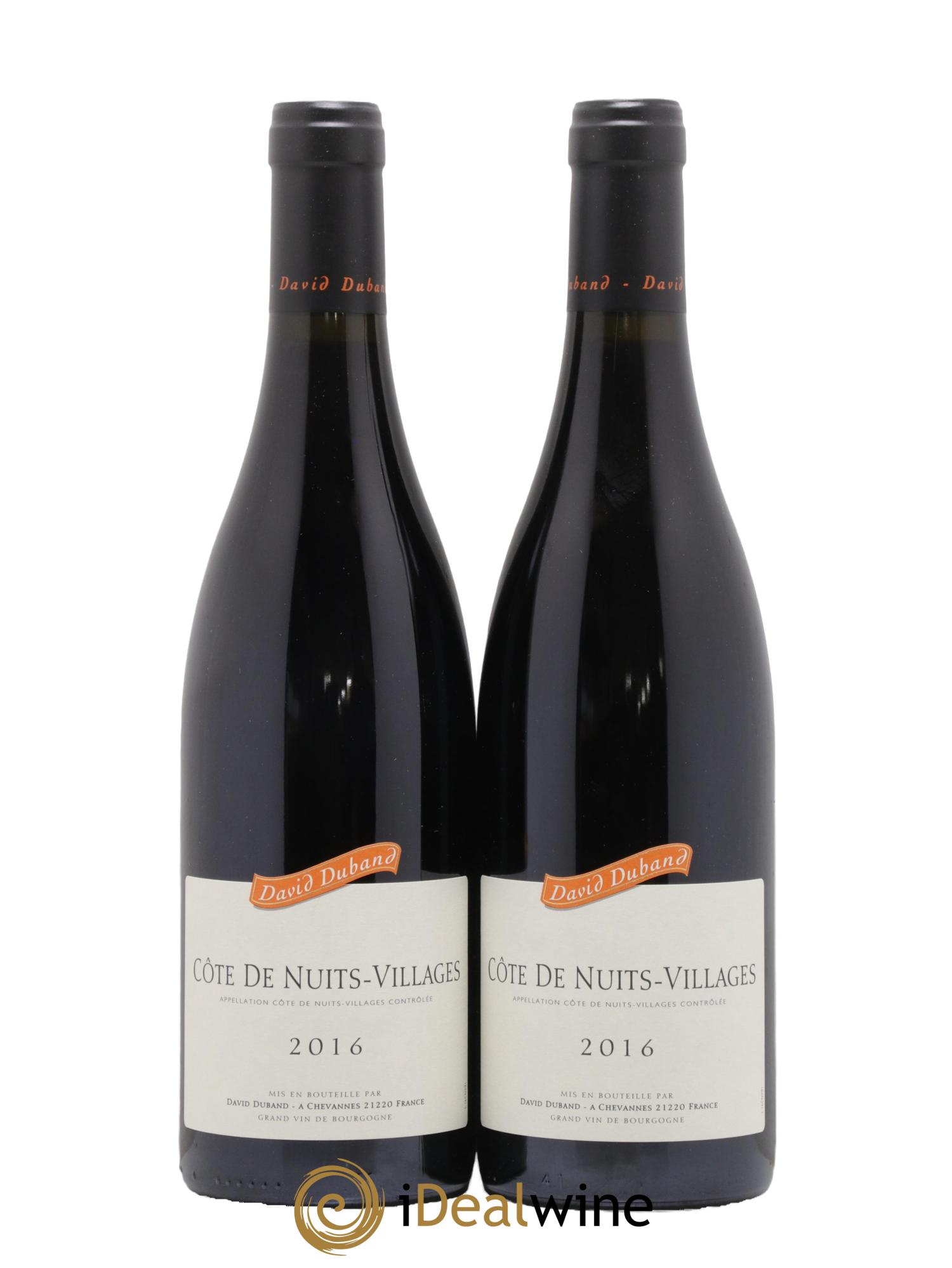 Côte de Nuits-Villages David Duband 2016 - Lot de 2 bouteilles - 0