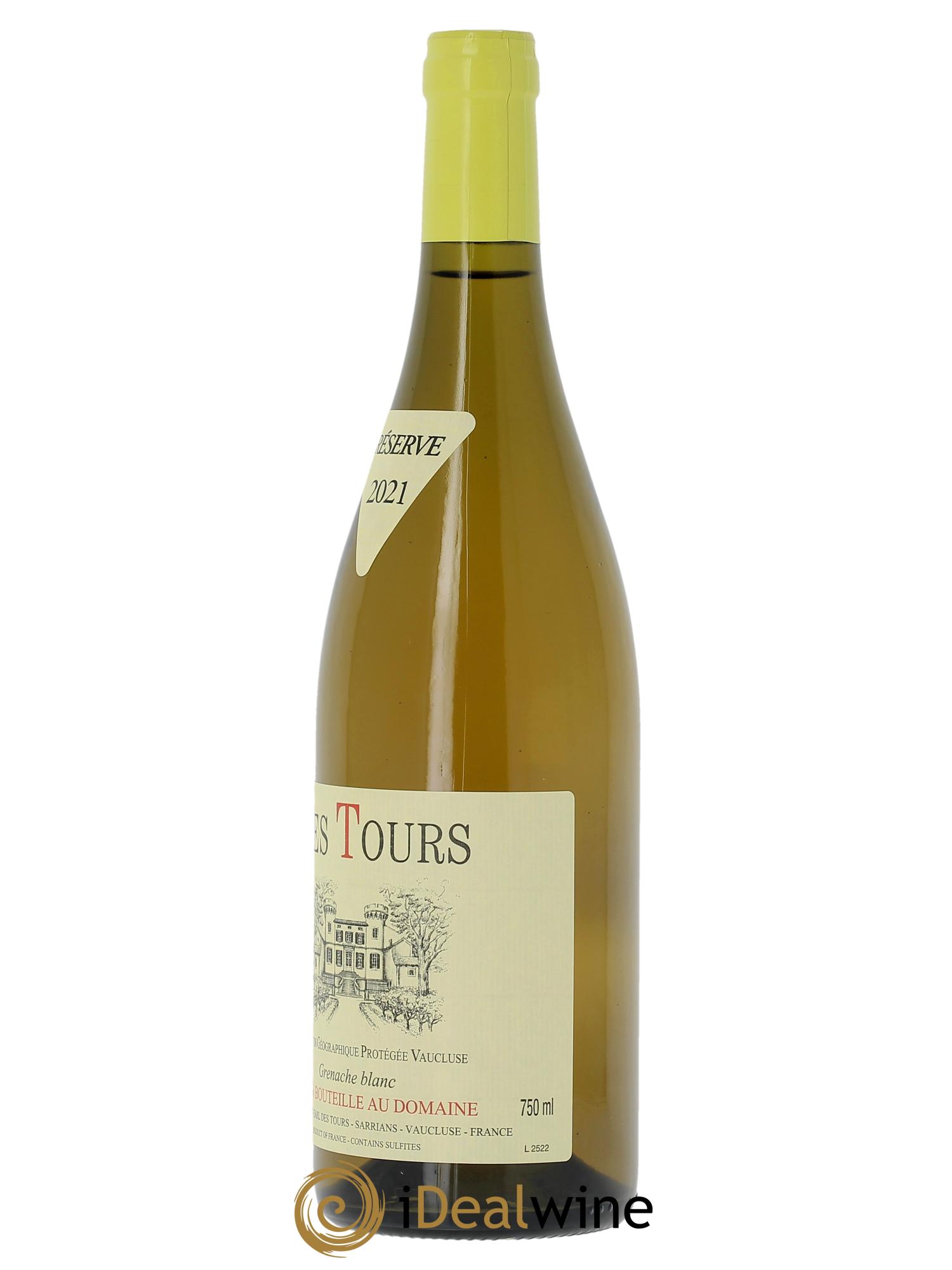 IGP Vaucluse (Vin de Pays de Vaucluse) Domaine des Tours Emmanuel Reynaud 2021 - Lot of 1 bottle - 1
