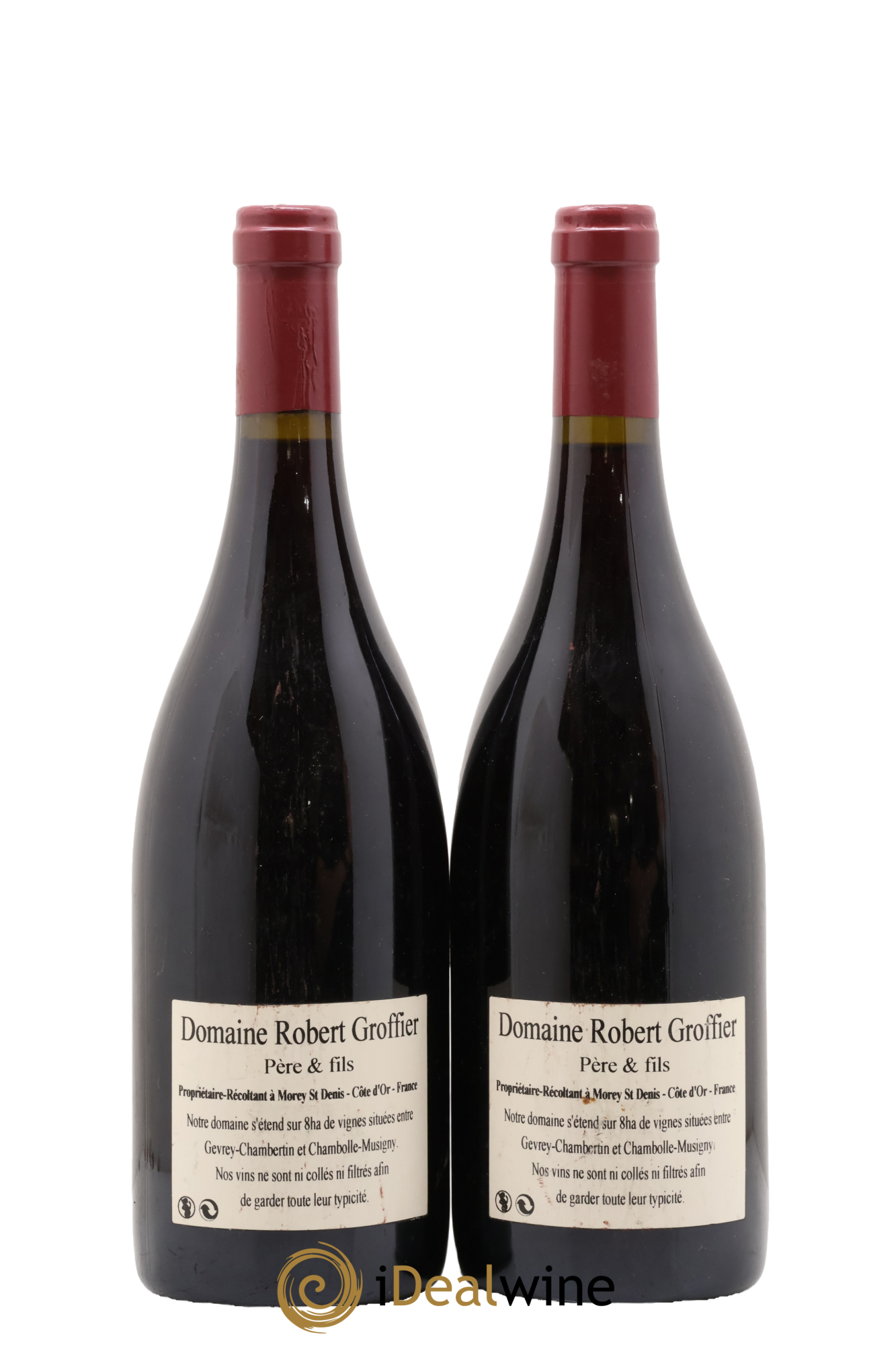 Chambolle-Musigny 1er Cru Les Amoureuses Robert Groffier Père & Fils (Domaine) 2008 - Lotto di 2 bottiglie - 1
