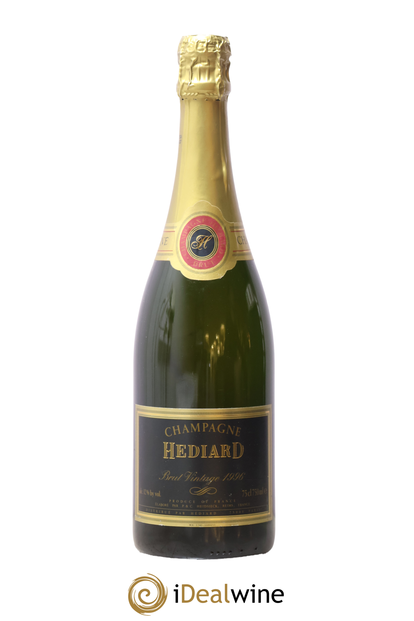 Champagne Brut Vintage Hediard 1996 - Lot de 1 bouteille - 0