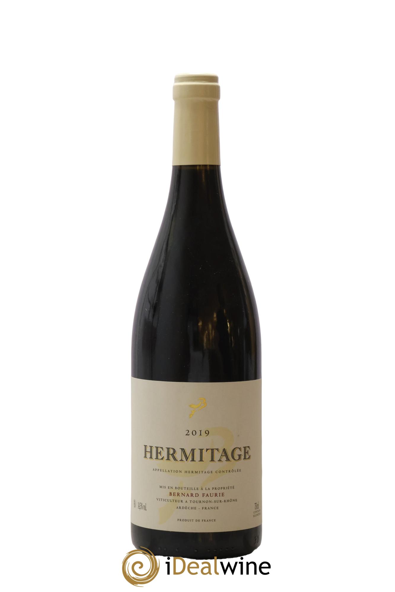 Hermitage Greffieux Bessards (capsule blanche) Bernard Faurie 2019 - Lot de 1 bouteille - 0