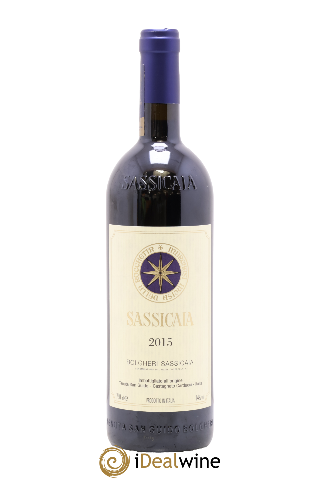 Bolgheri DOC Sassicaia Tenuta San Guido 2015 - Lote de 1 botella - 0
