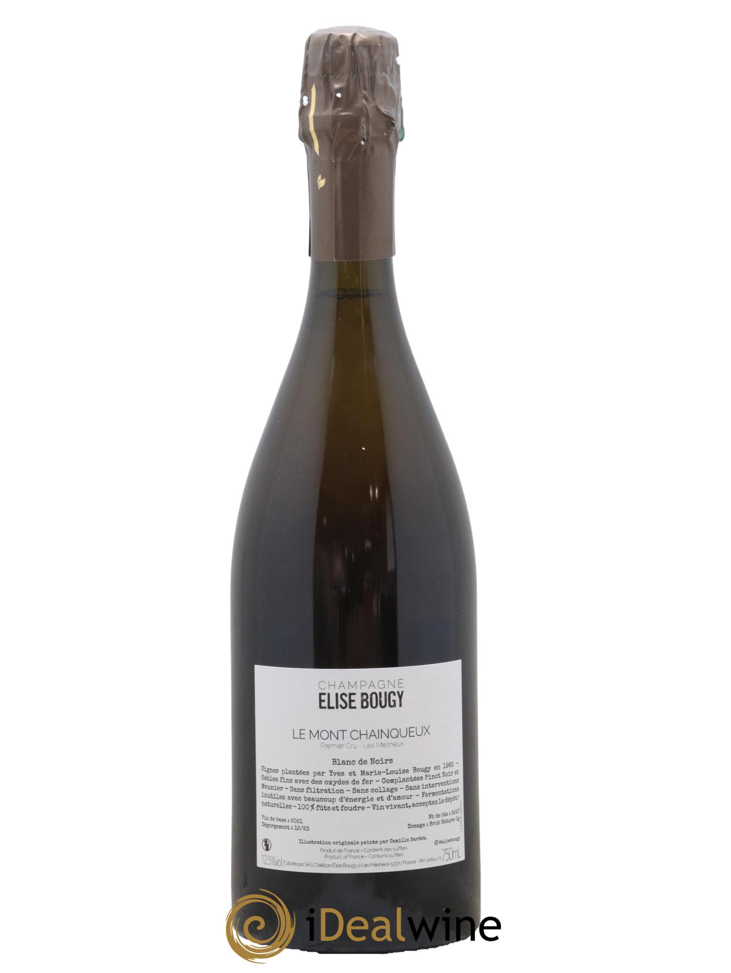 Les Mesneux Le Mont Chainqueux Elise Bougy Mont Chainqueux Elise Bougy 2021 - Lot de 1 bouteille - 1