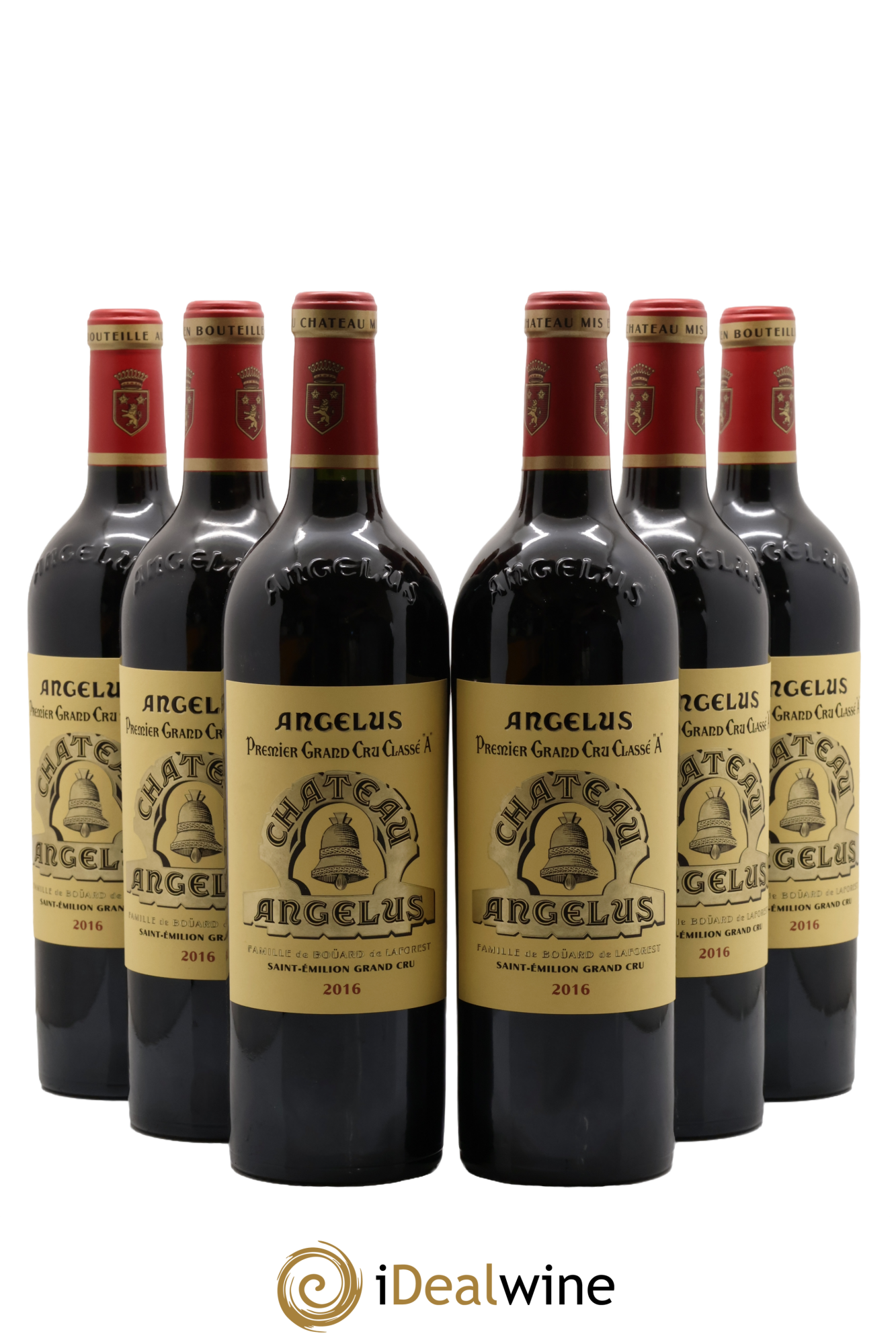 Château Angélus 1er Grand Cru Classé A 2016 - Posten von 6 Flaschen - 0