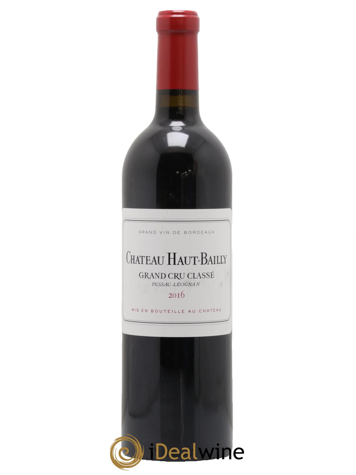 Château Haut-Bailly Cru Classé de Graves 2016 - Lot de 1 bouteille - 0