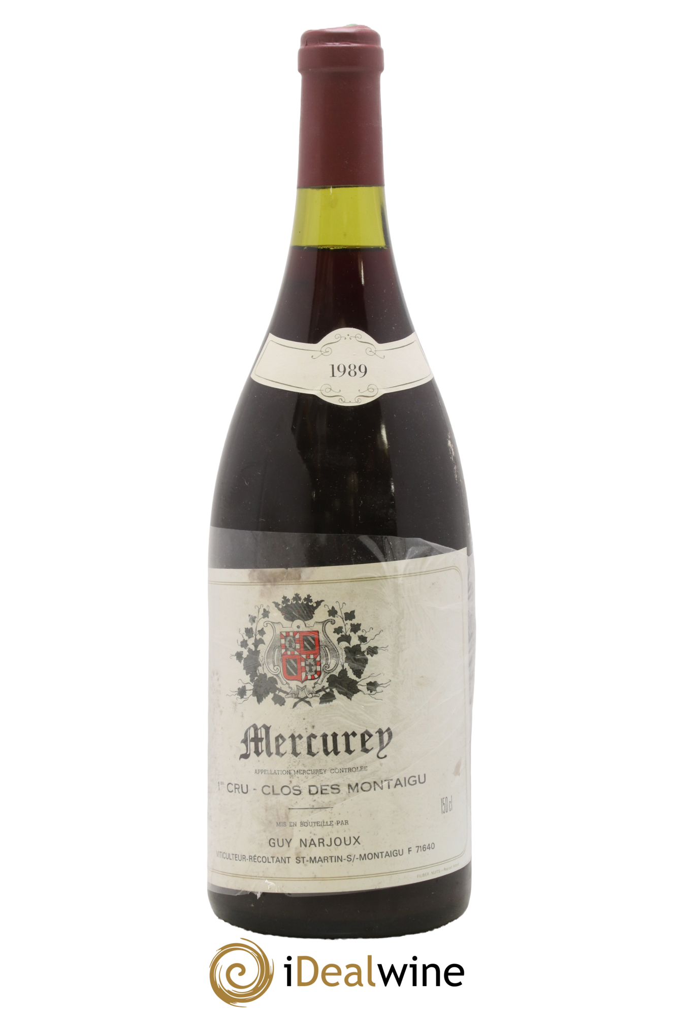 Mercurey 1er Cru Clos Des Montaigu Guy Narjoux 1989 - Lot de 1 magnum - 0
