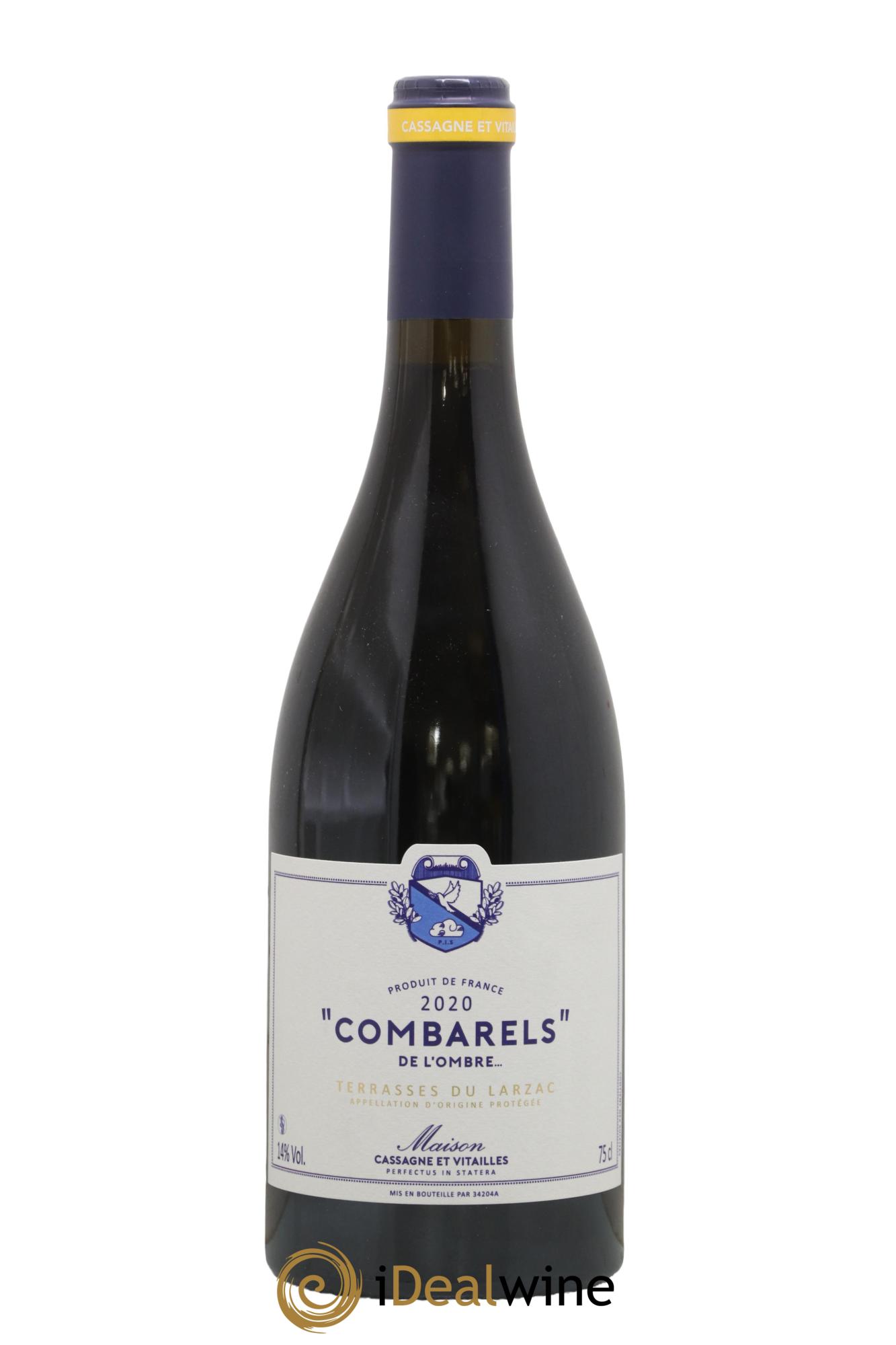 Terrasses du Larzac Combarels De L'Ombre Cassagne & Vitailles 2020 - Lot de 1 bouteille - 0