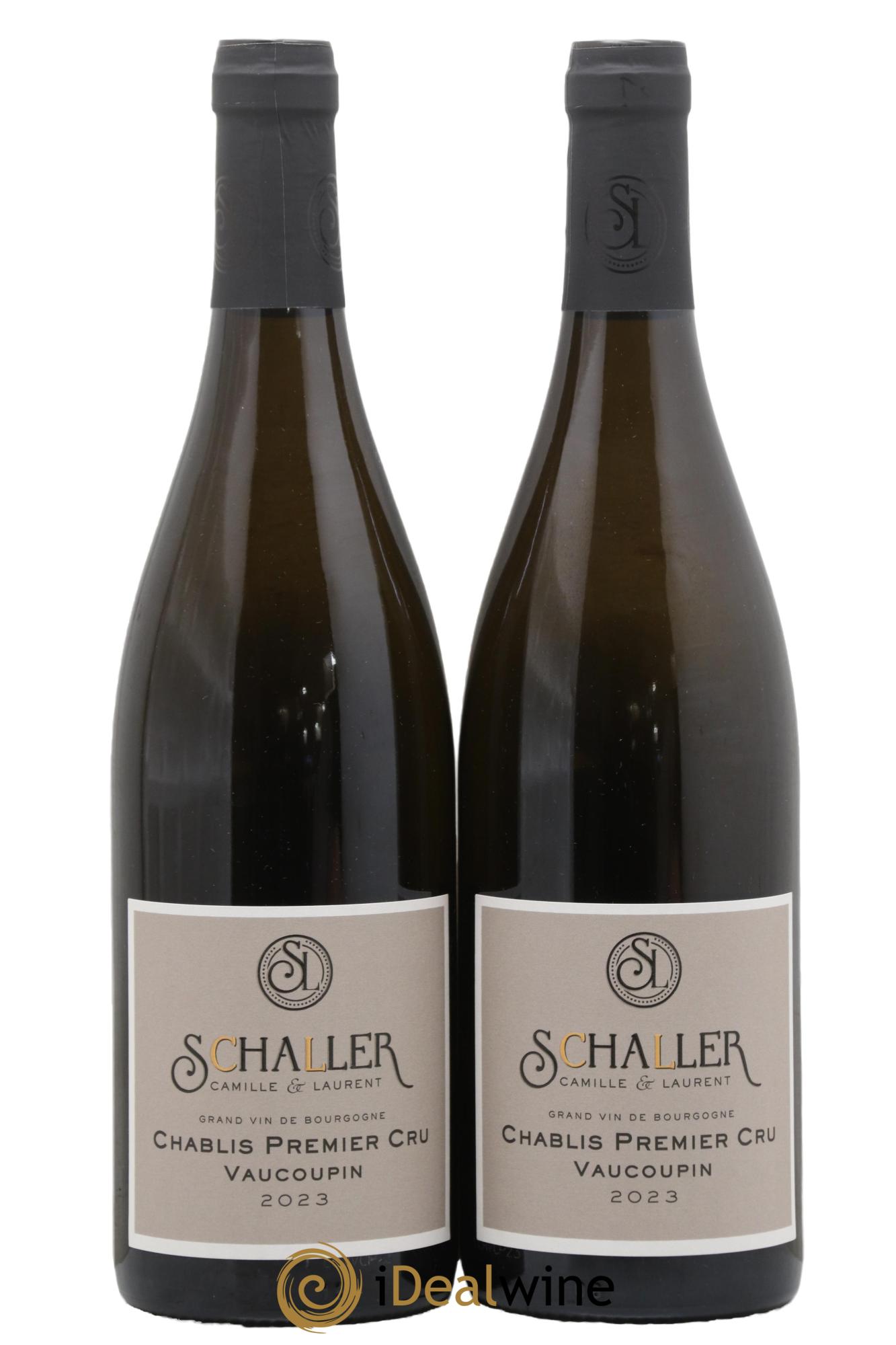 Chablis 1er Cru Vaucoupin Camille & Laurent Schaller 2023 - Lot de 2 bouteilles - 0
