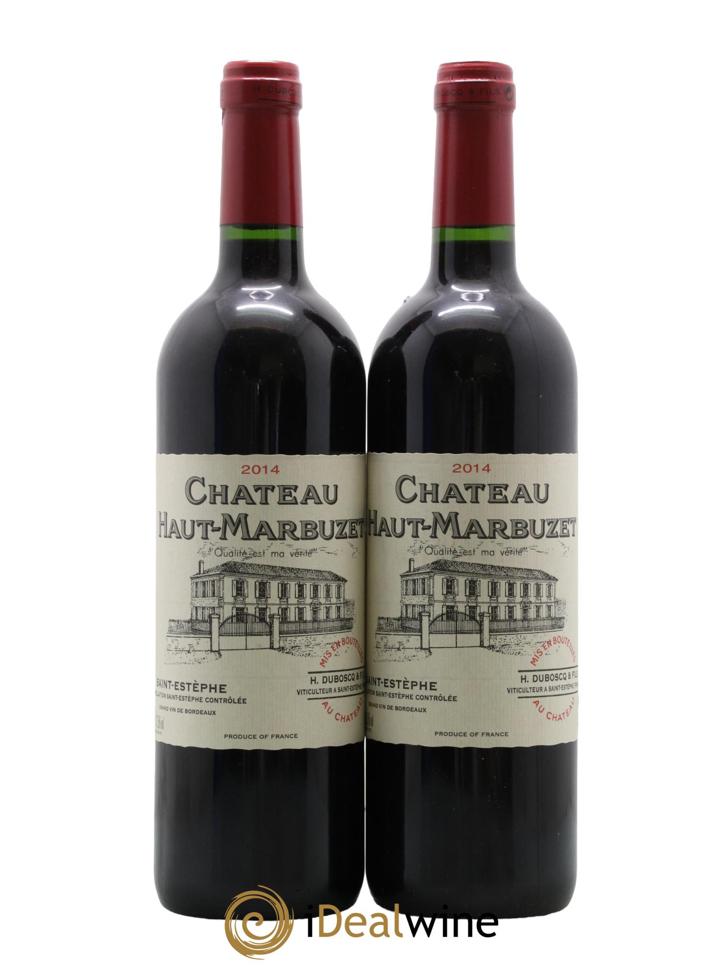 Château Haut Marbuzet 2014 - Lot de 2 bouteilles - 0