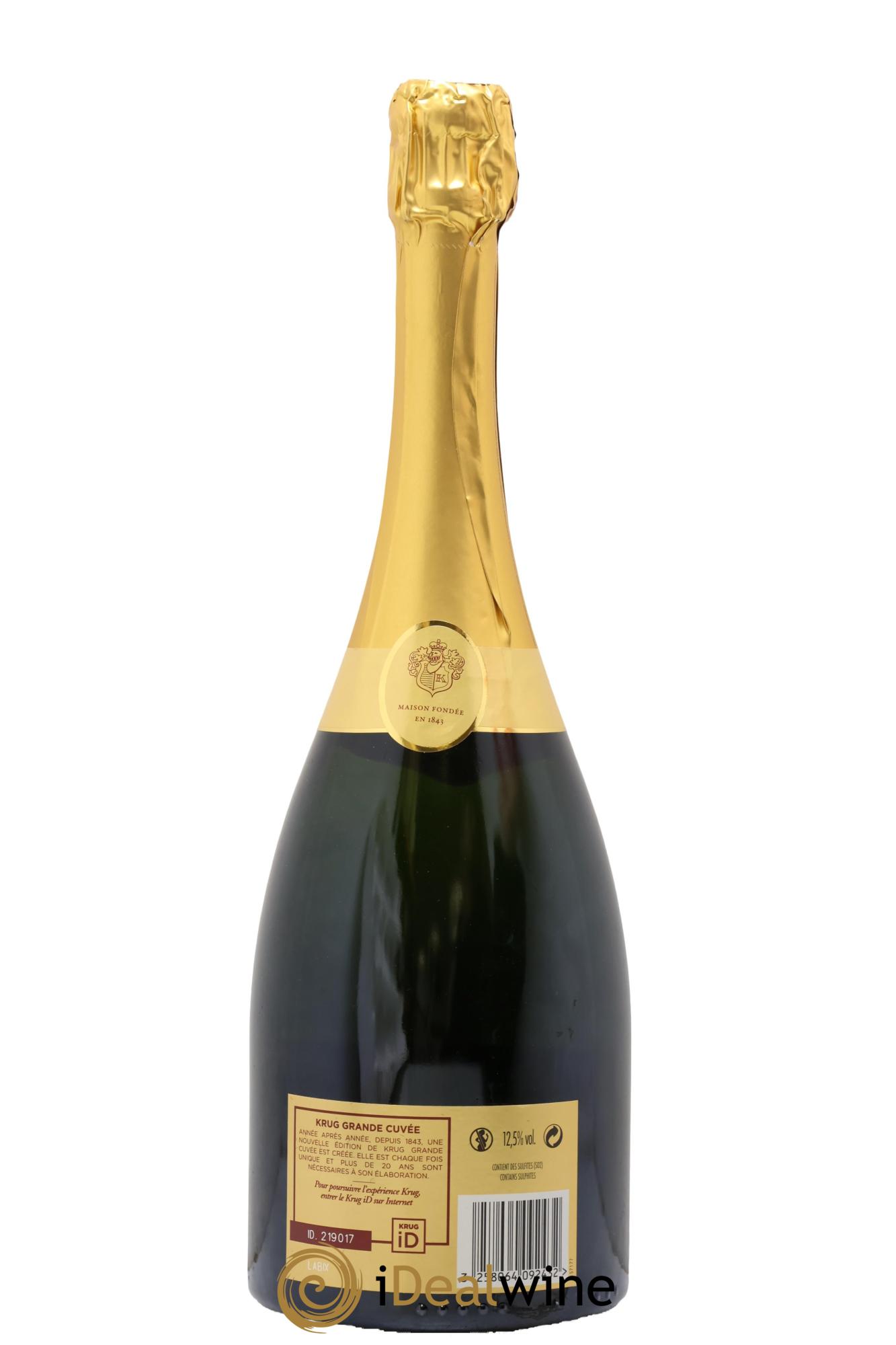 Grande Cuvée - 168ème édition Krug - Lot of 1 bottle - 1