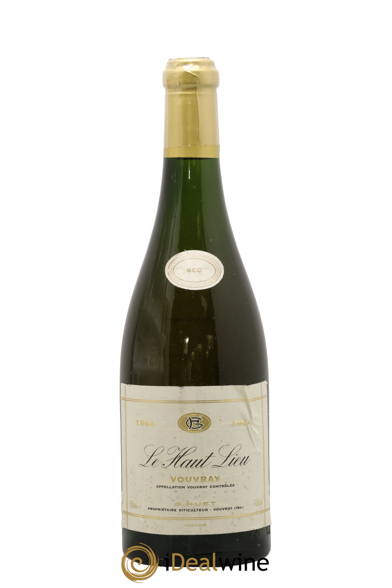 Vouvray Le Haut-Lieu Sec Domaine Huet 1964 - Lot de 1 bouteille - 0