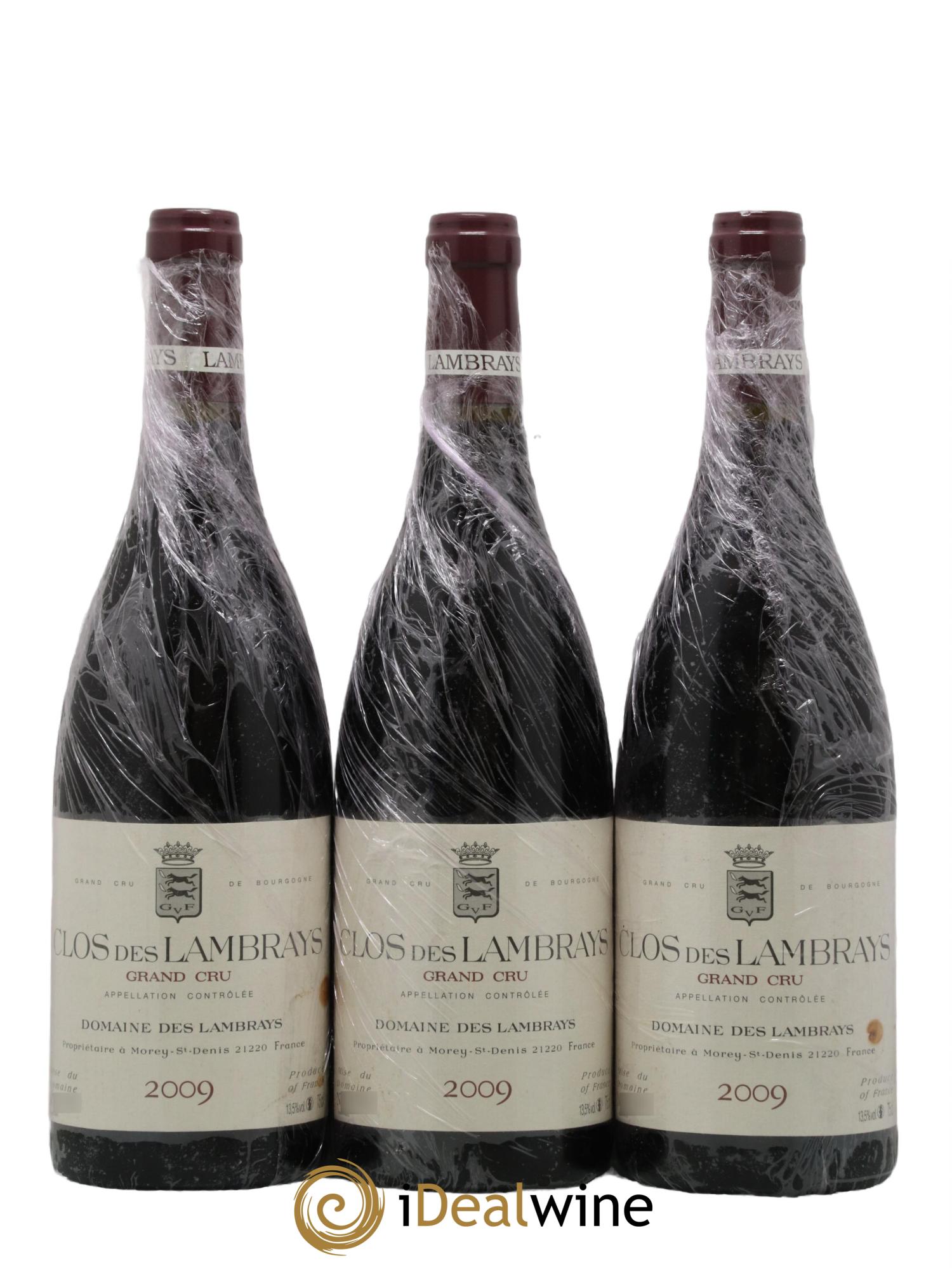 Clos des Lambrays Grand Cru Domaine des Lambrays 2009 - Lot de 3 bouteilles - 0