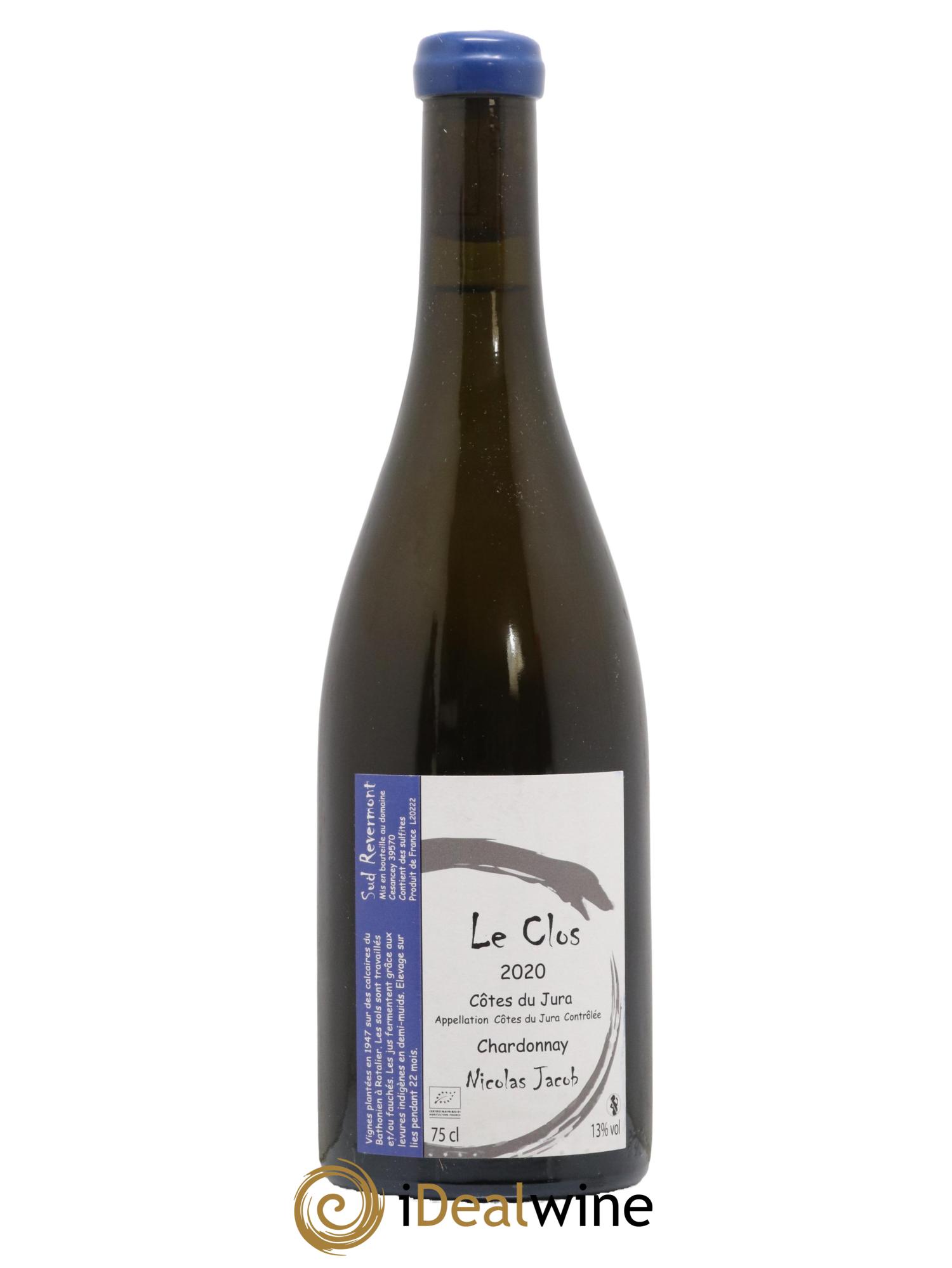 Côtes du Jura Chardonnay Le Clos Nicolas Jacob 2020 - Posten von 1 Flasche - 0