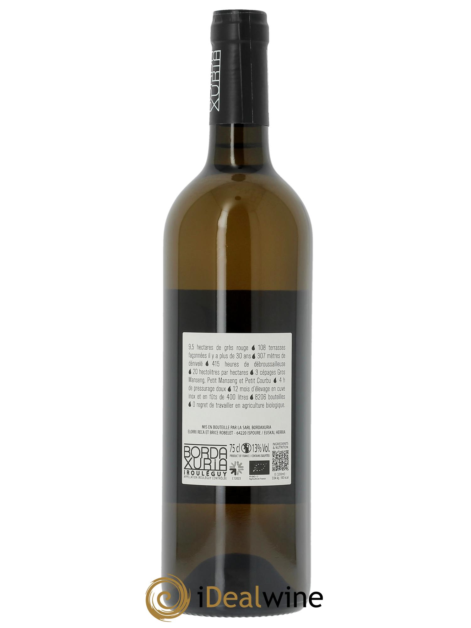 Irouléguy Domaine Bordaxuria  2023 - Posten von 1 Flasche - 1
