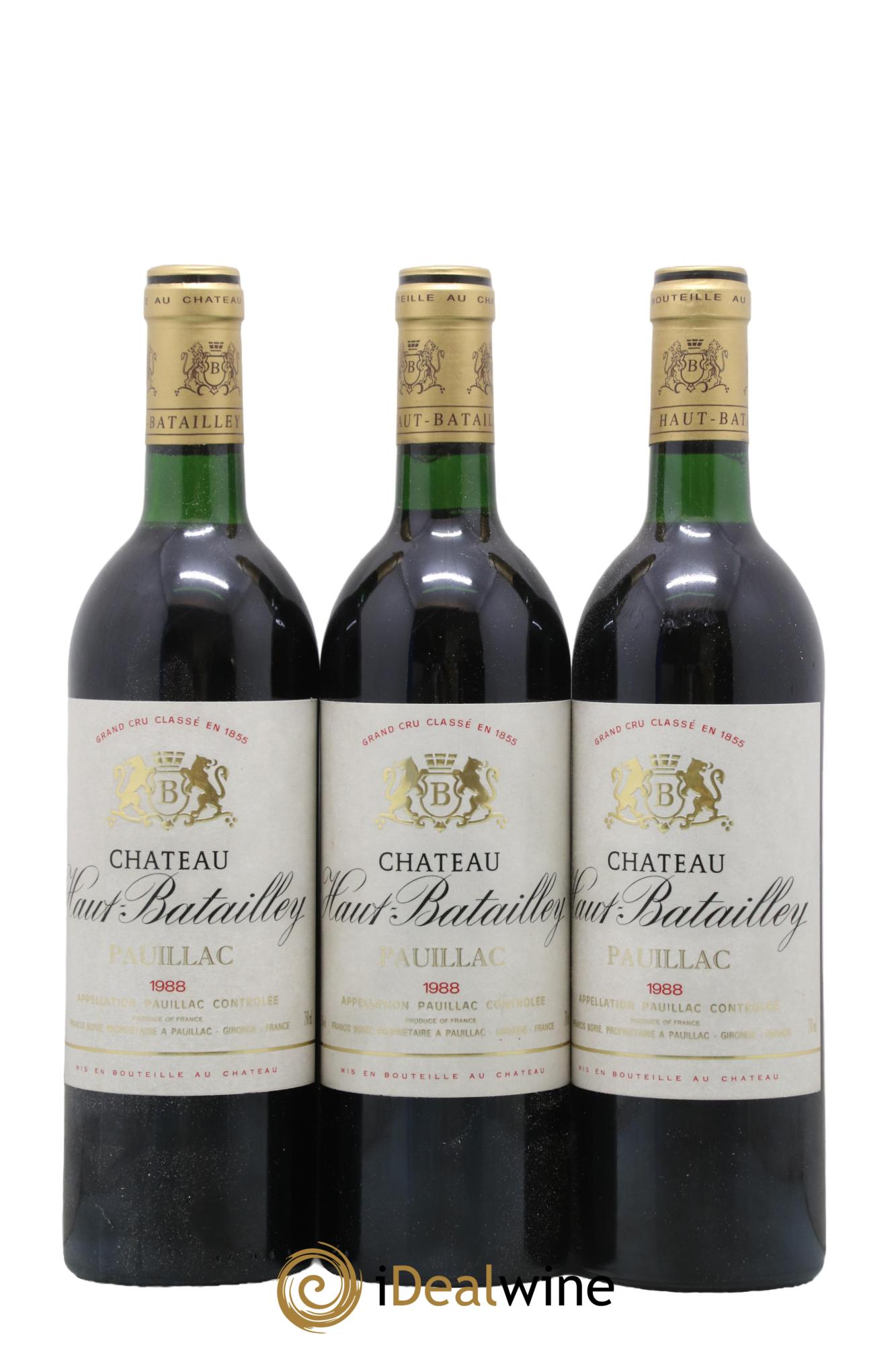 Château Haut Batailley 5ème Grand Cru Classé 1988 - Lot de 12 bouteilles - 2