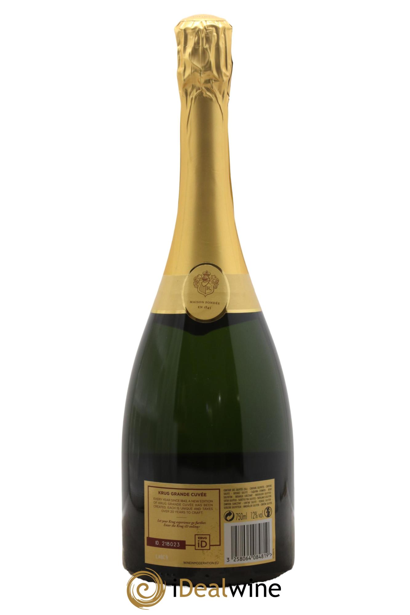 Grande Cuvée - 167ème édition Krug - Lot of 1 bottle - 1