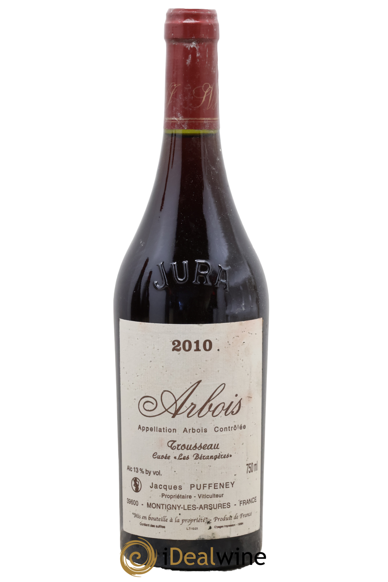 Arbois Trousseau Cuvée Les Bérangères Jacques Puffeney 2010 - Posten von 1 Flasche - 0