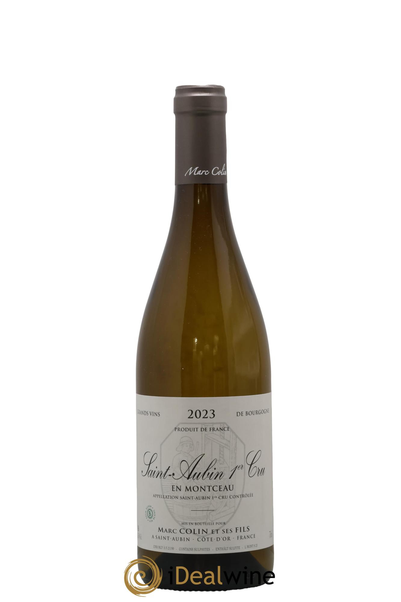 Saint-Aubin 1er Cru En Montceau Marc Colin & Fils 2023 - Lot de 1 bouteille - 0
