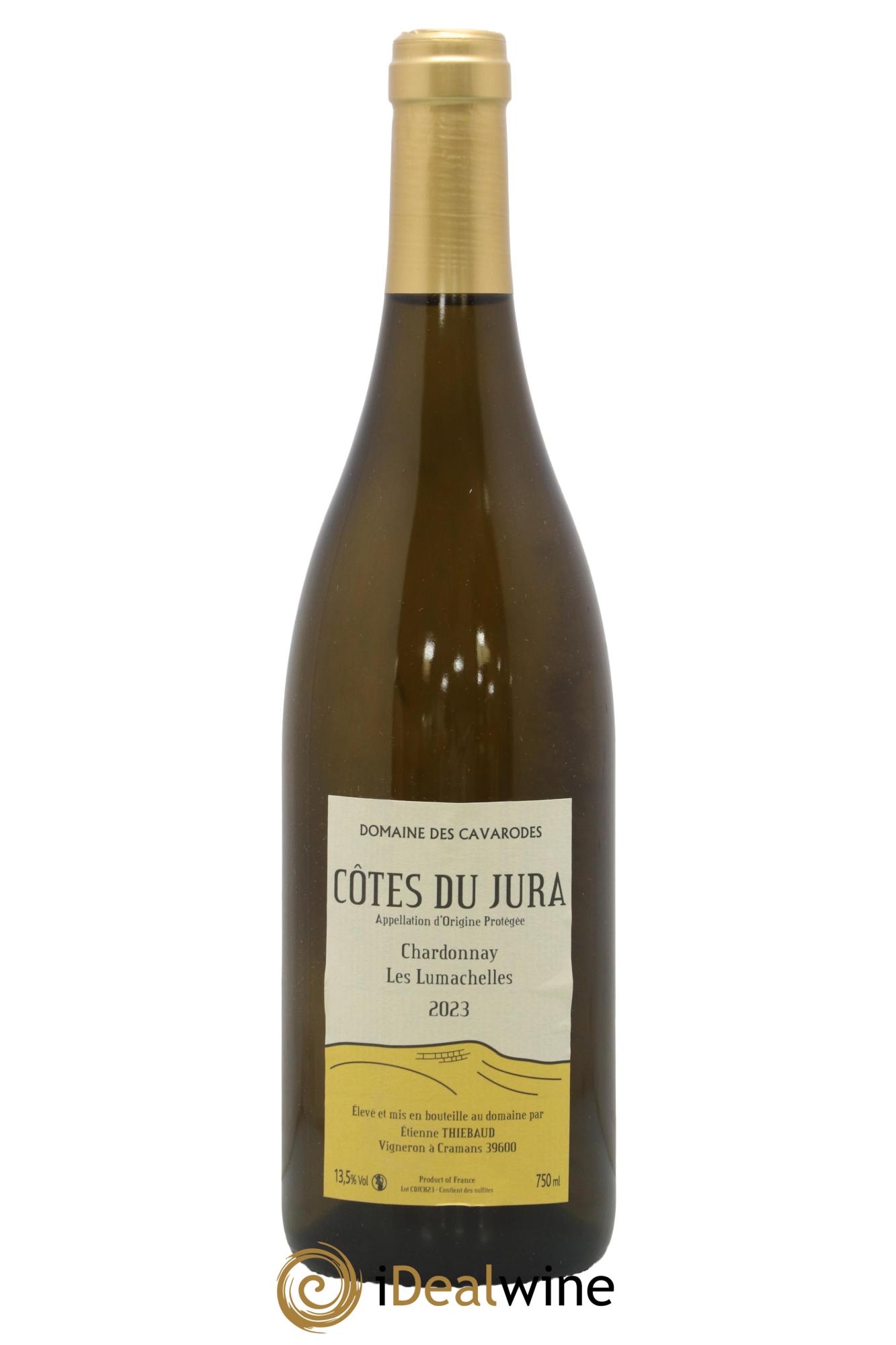 Côtes du Jura Chardonnay Les Lumachelles Cavarodes (Domaine des) - Etienne Thiébaud 2023 - Lot de 1 bouteille - 0