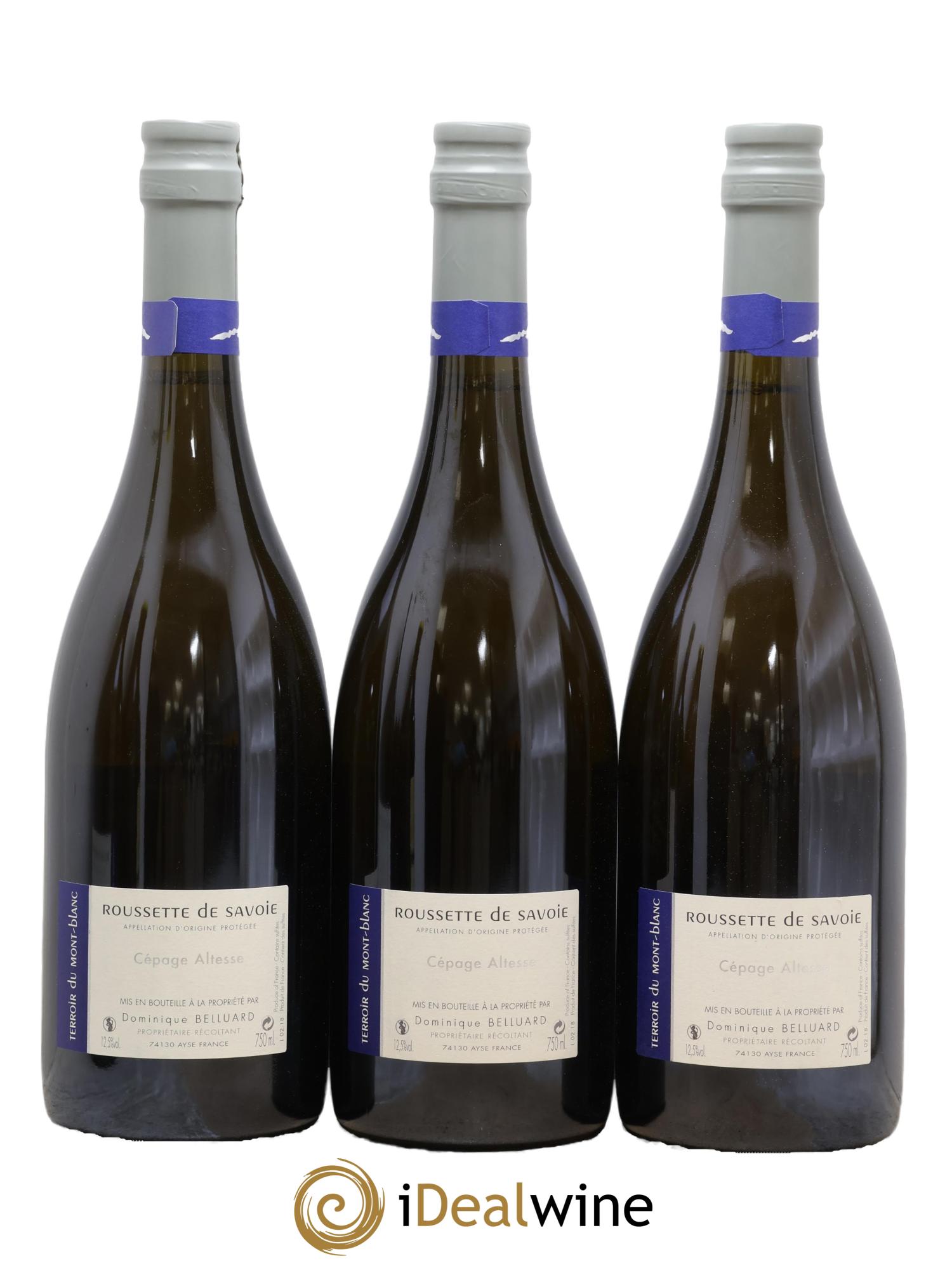 Vin de France Les Grandes Jorasses Domaine Belluard 2018 - Lot de 3 bouteilles - 1