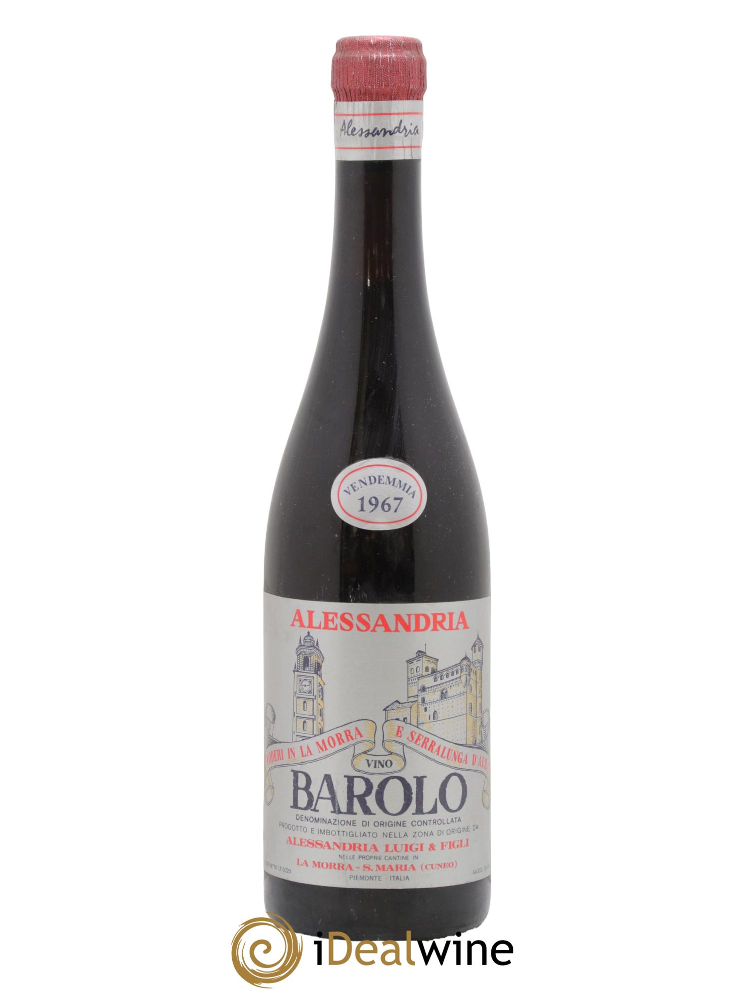 Barolo La Morra Fratello Alessandria 1967 - Lot de 1 bouteille - 0