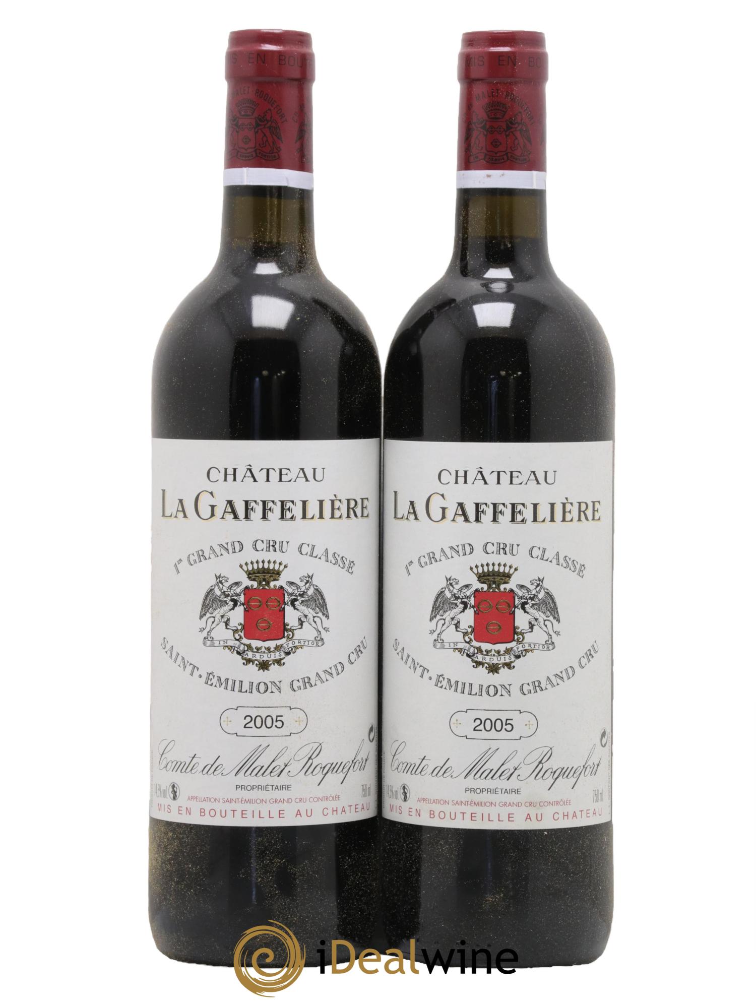 Château la Gaffelière 1er Grand Cru Classé B 2005 - Lot de 2 bouteilles - 0
