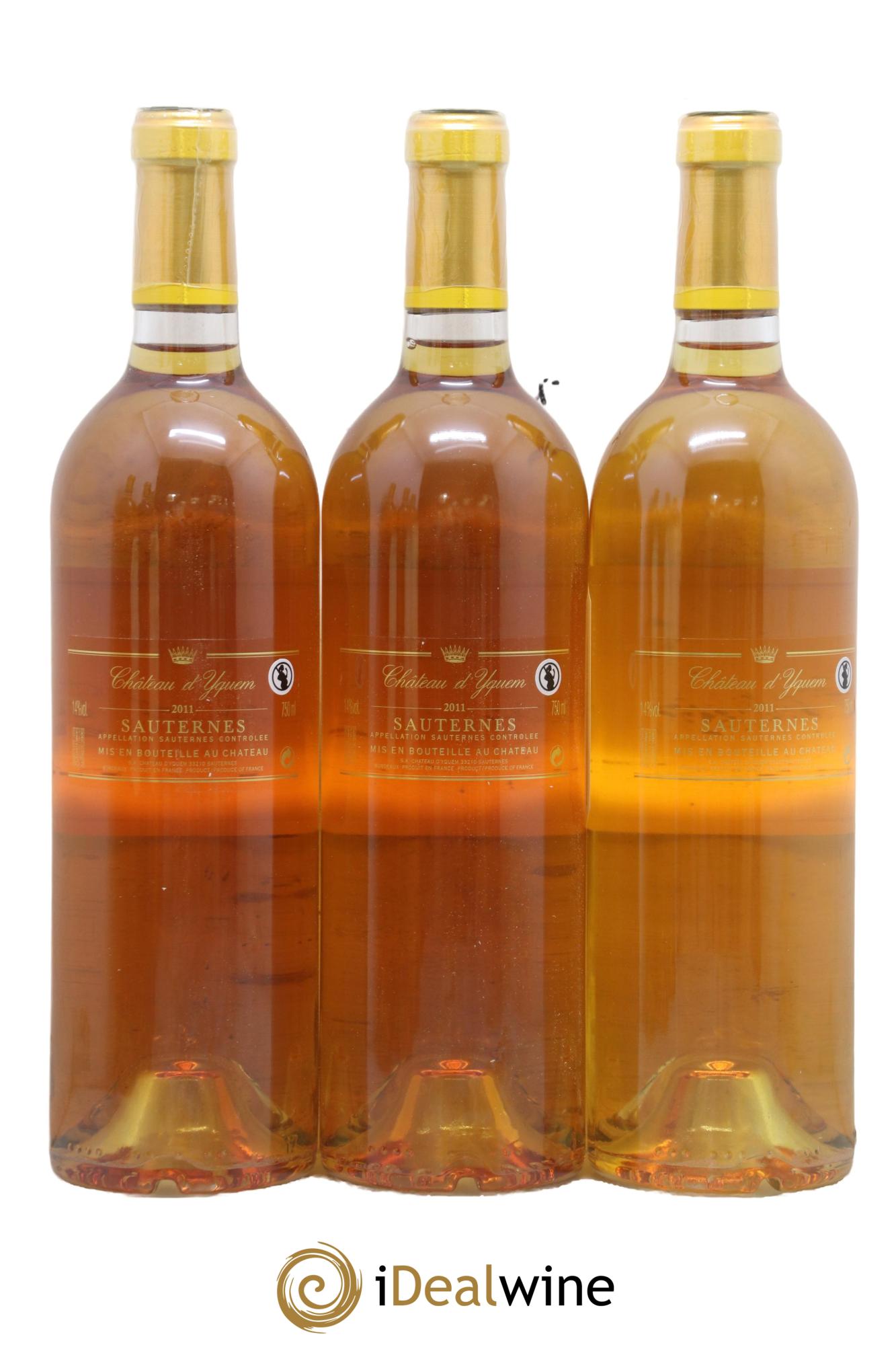 Château d' Yquem 1er Cru Classé Supérieur 2011 - Lot de 6 bouteilles - 2